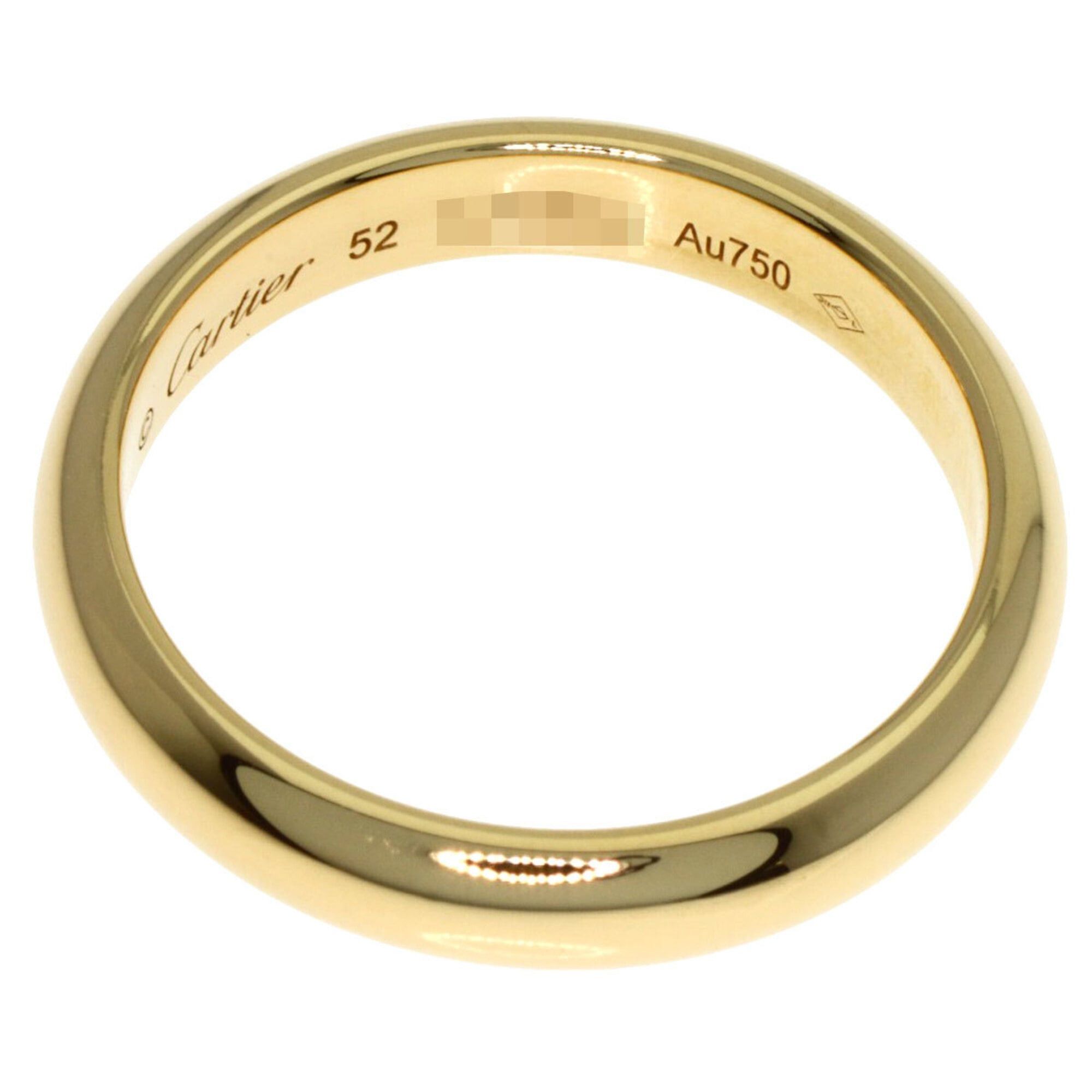 Cartier Cartier 1895 Wedding Ring #52, 18K Yellow Gold, Women's. Size ONE SIZE - 4 Thumbnail