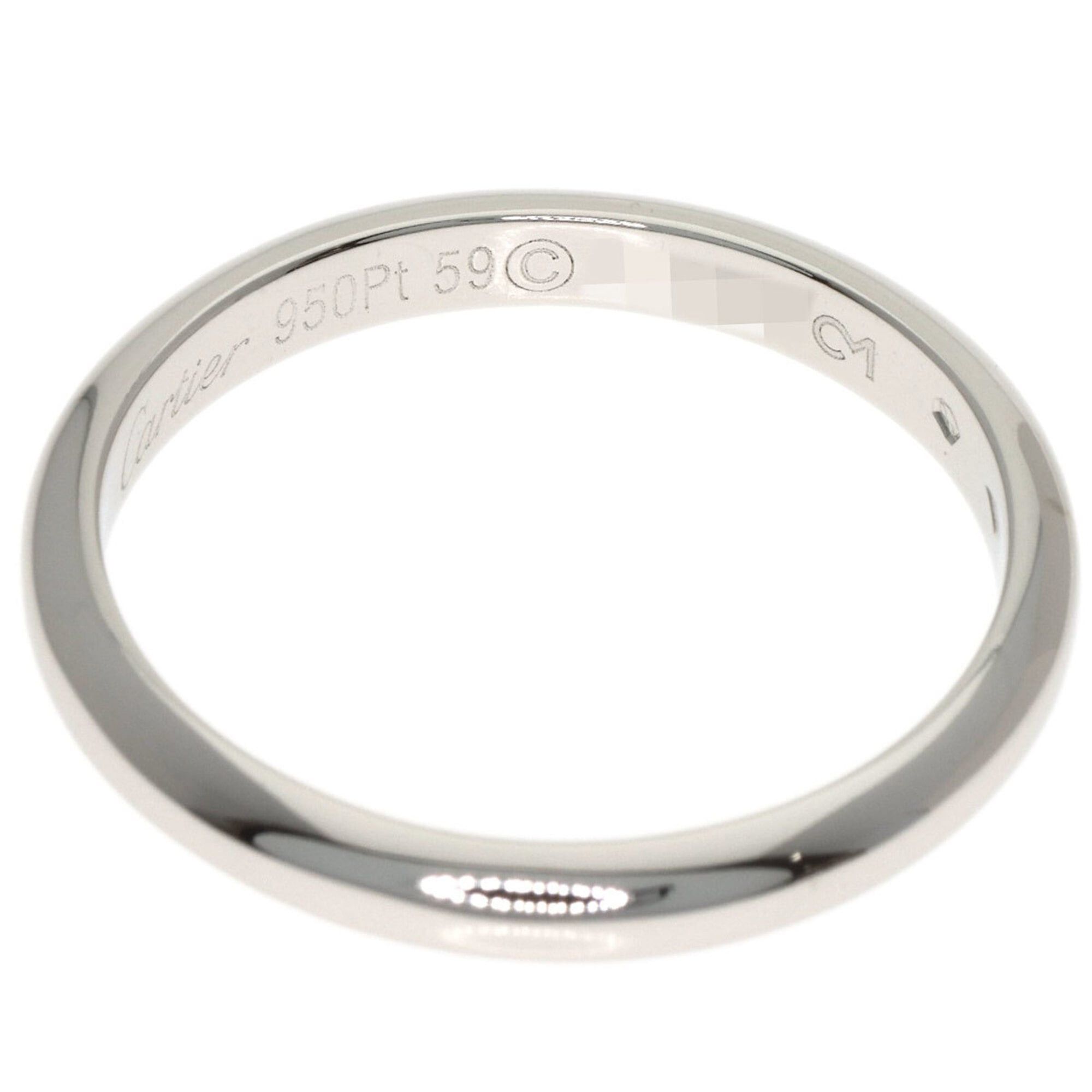 Cartier Cartier Wedding Ring #59 Platinum PT950 Women's CARTIER Size ONE SIZE - 4 Thumbnail