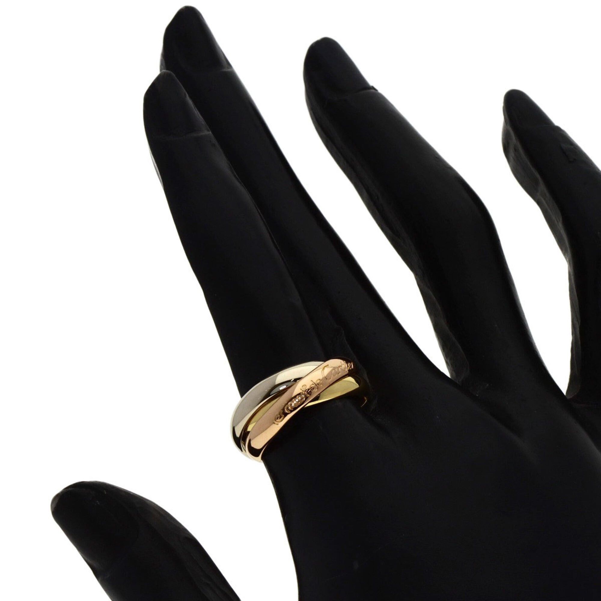 Cartier Cartier Trinity #51 Ring, 18K Yellow Gold/18K White Pink Gold, Women's, CARTIER Size ONE SIZE - 5 Thumbnail