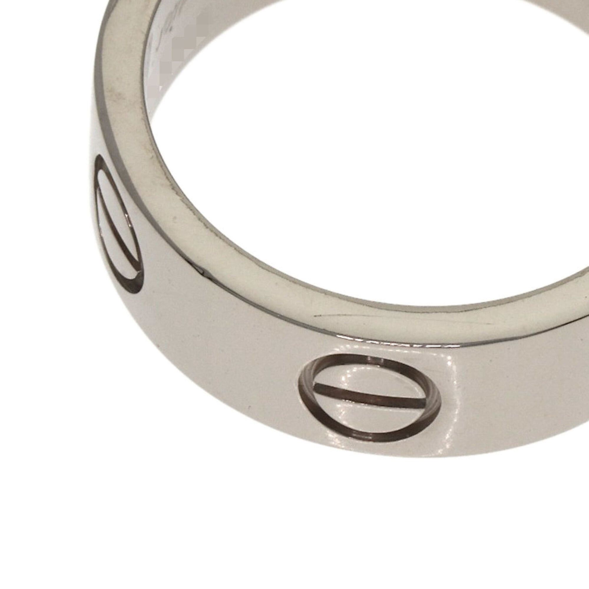 Cartier Cartier Love Ring #49, 18K White Gold, Women's Ring, CARTIER Size ONE SIZE - 6 Thumbnail