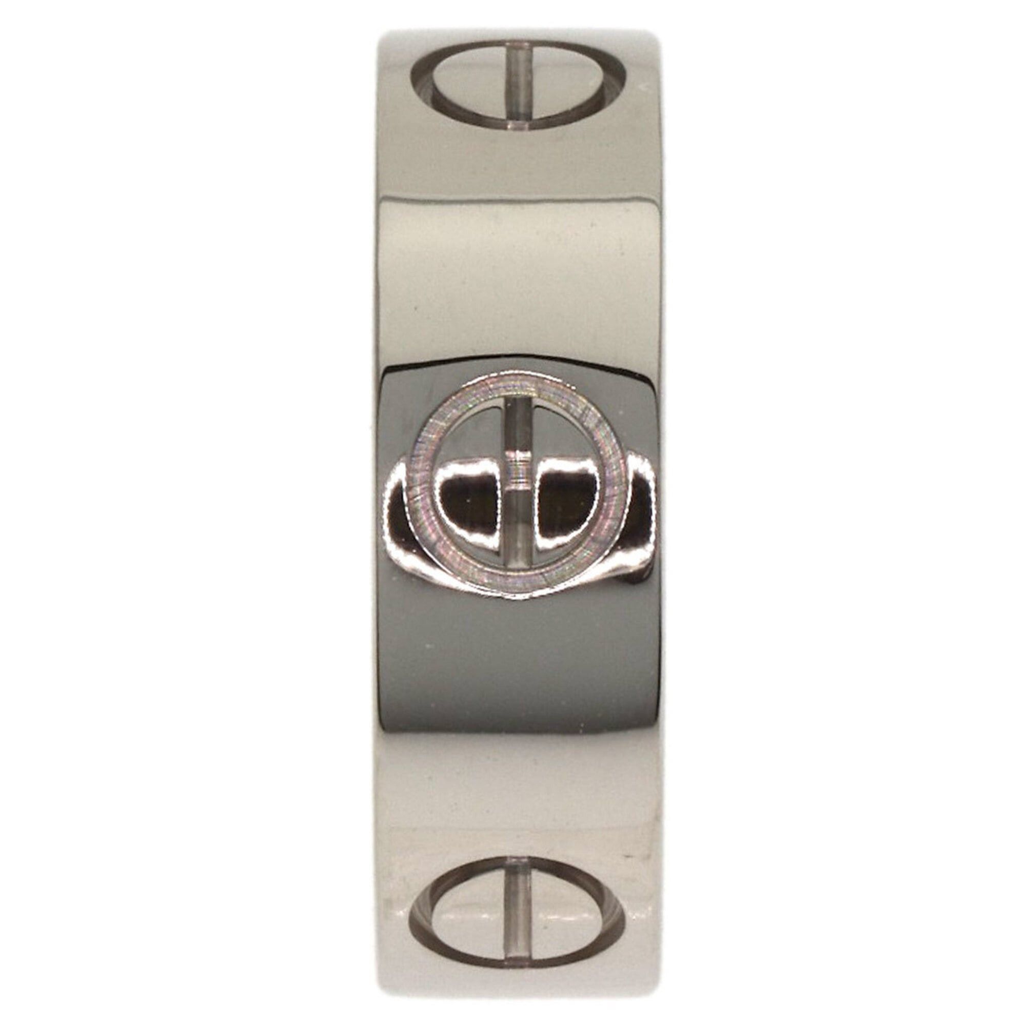 Cartier Cartier Love Ring #49, 18K White Gold, Women's Ring, CARTIER Size ONE SIZE - 3 Thumbnail