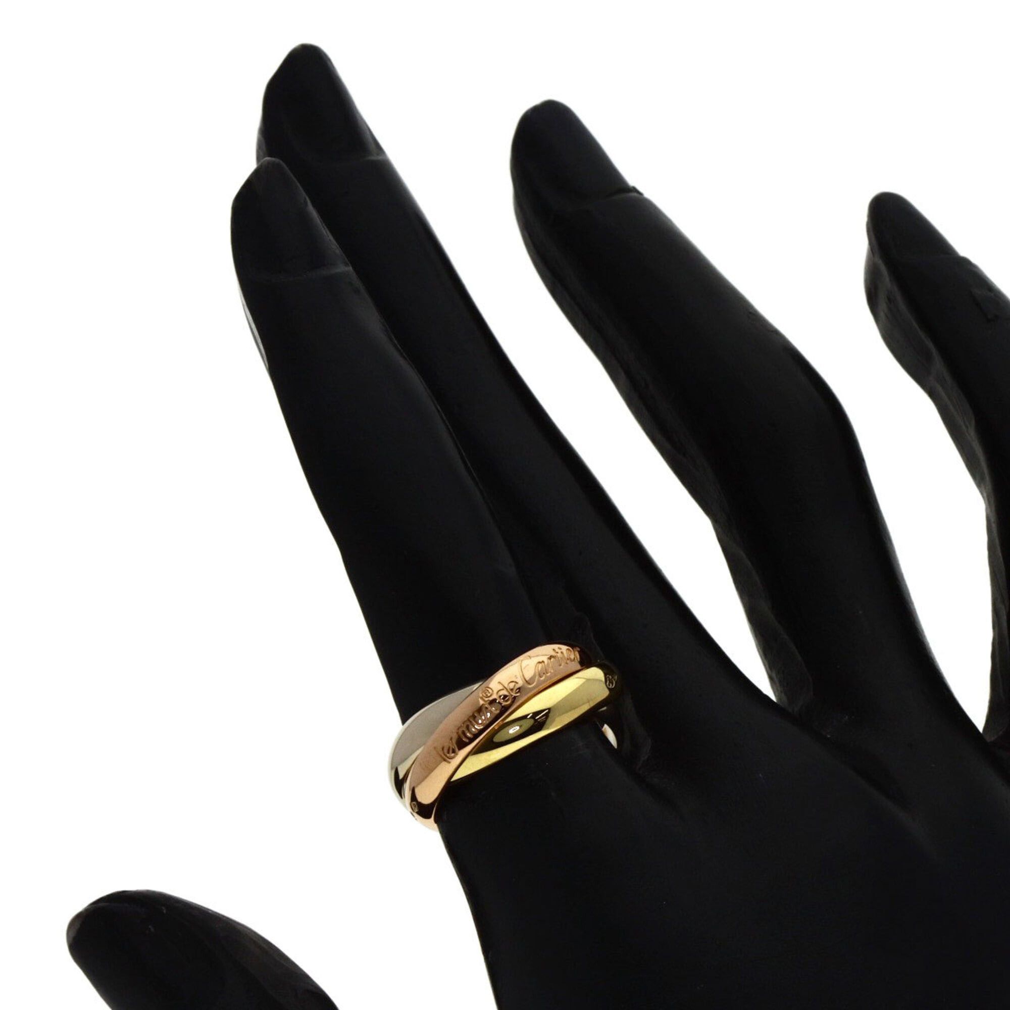Cartier Cartier Trinity #49 Ring, 18K Yellow Gold/18K White Pink Gold, Women's, CARTIER Size ONE SIZE - 5 Thumbnail