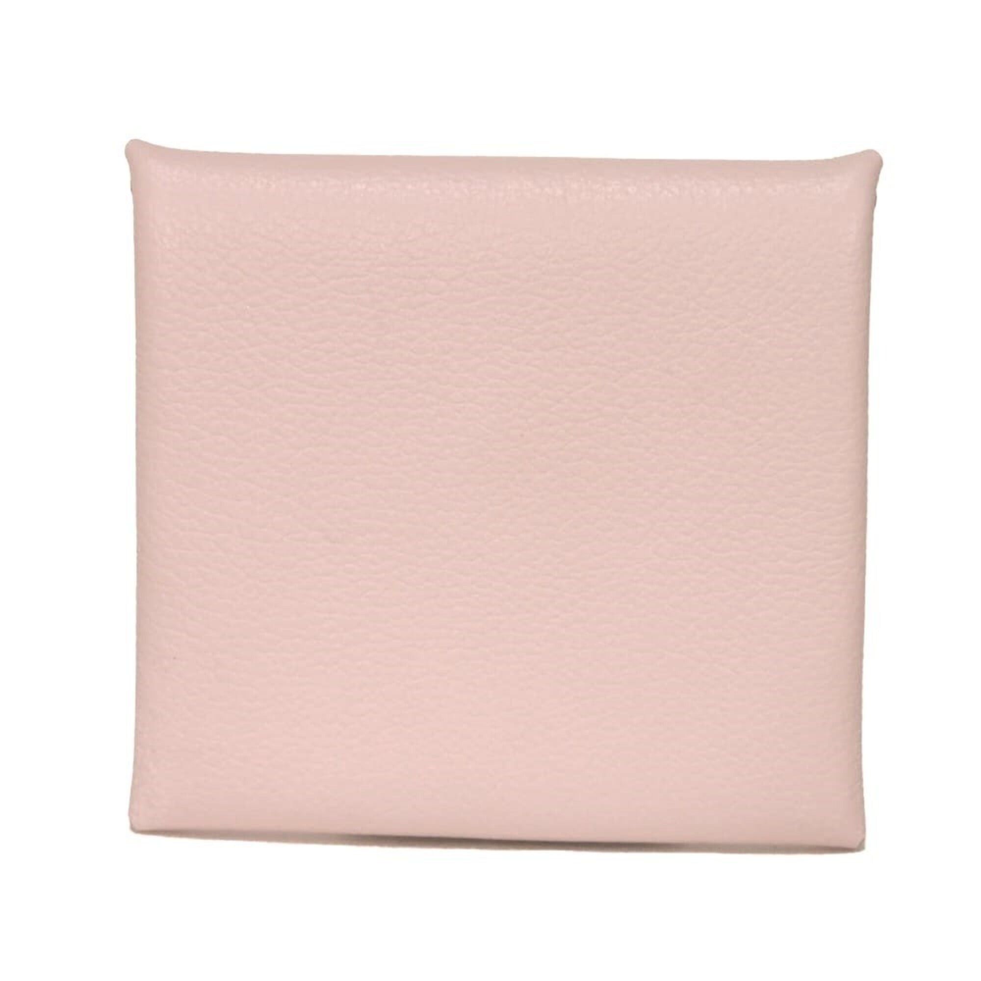 Hermes Hermes Bastia Evercolor Coin Case, Pastel Pink, Snap Button, Silver, Mauve Pale, B Stamp, Women's Wallet Size ONE SIZE - 3 Thumbnail