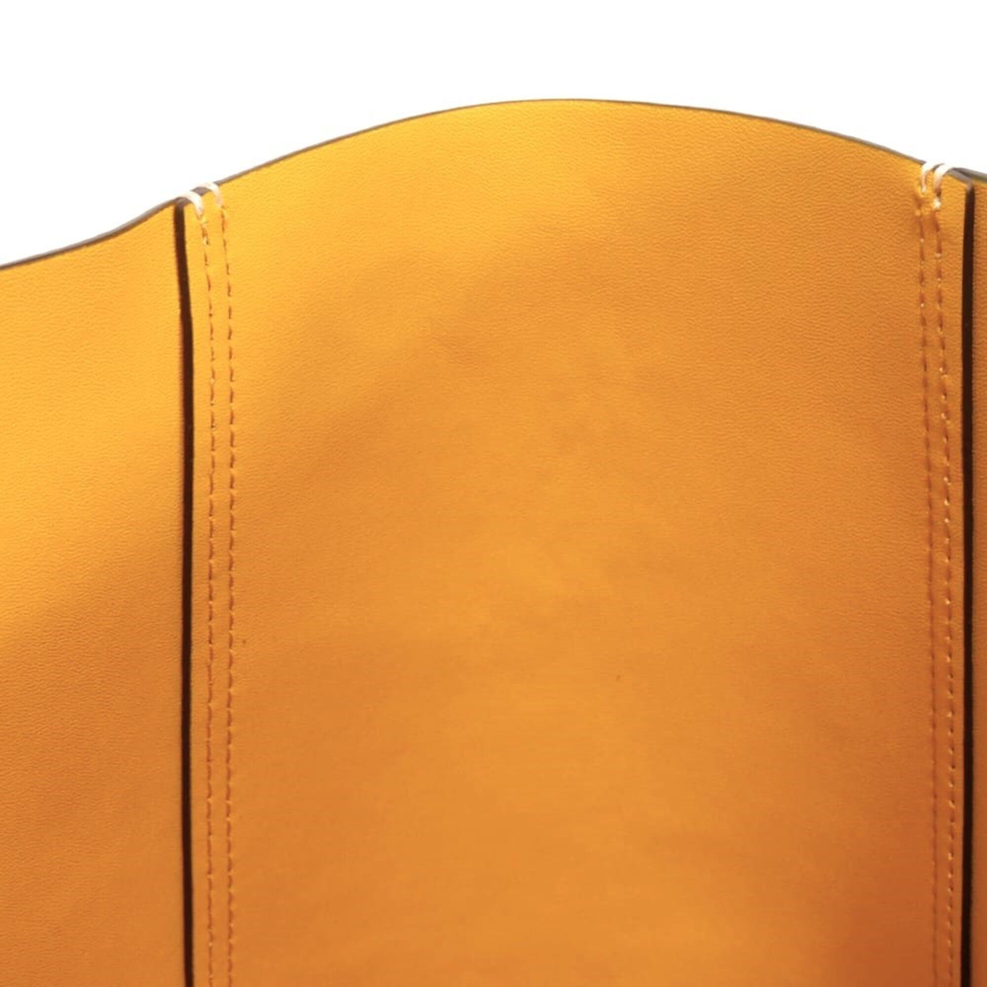Tory Burch Tory Burch Blake Tote Bag, Pebbled Calf Leather, Yellow Bicolor, Double T Metal, Shell Pink, 85984, Women's Size ONE SIZE - 18 Thumbnail