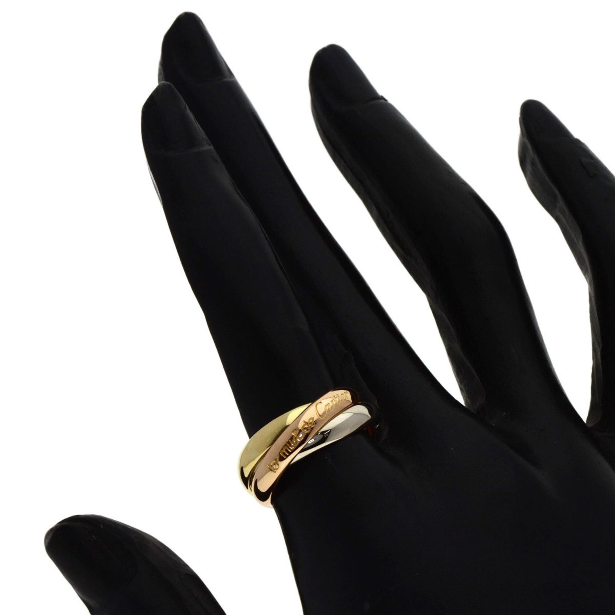 Cartier Cartier Trinity #51 Ring, 18K Yellow Gold/18K White Pink Gold, Women's, CARTIER Size ONE SIZE - 4 Thumbnail