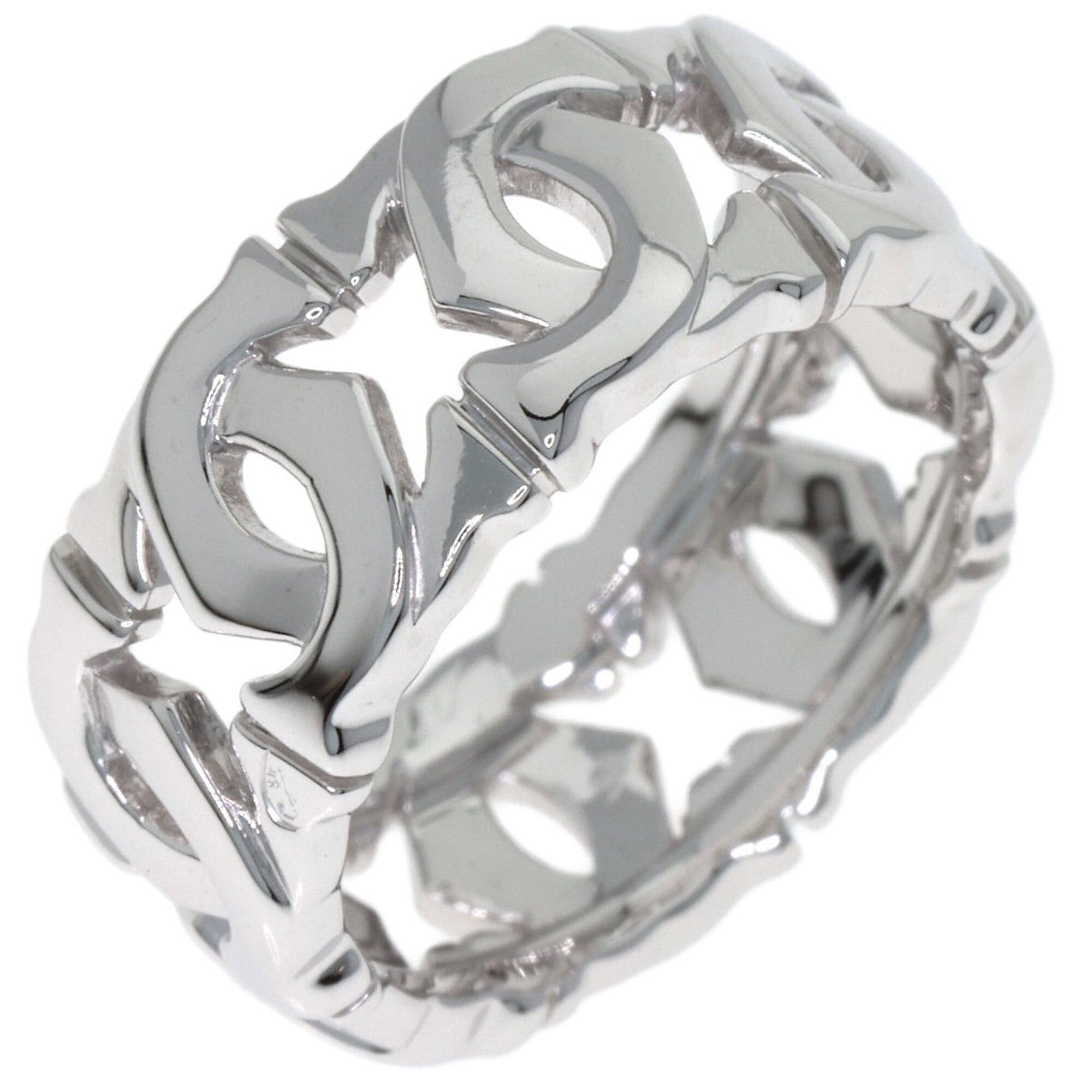 Cartier Cartier Entrelacés Small #51 Ring, 18K White Gold, Women's, CARTIER Size ONE SIZE - 2 Thumbnail