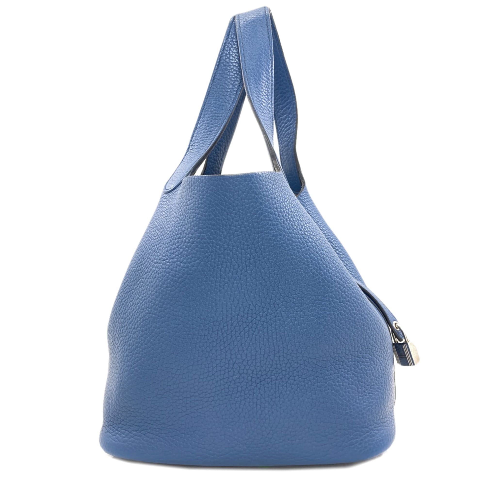 Hermes Hermes Picotin Lock MM Silver Hardware Handbag, Taurillon Leather, Women's HERMES Size ONE SIZE - 3 Thumbnail