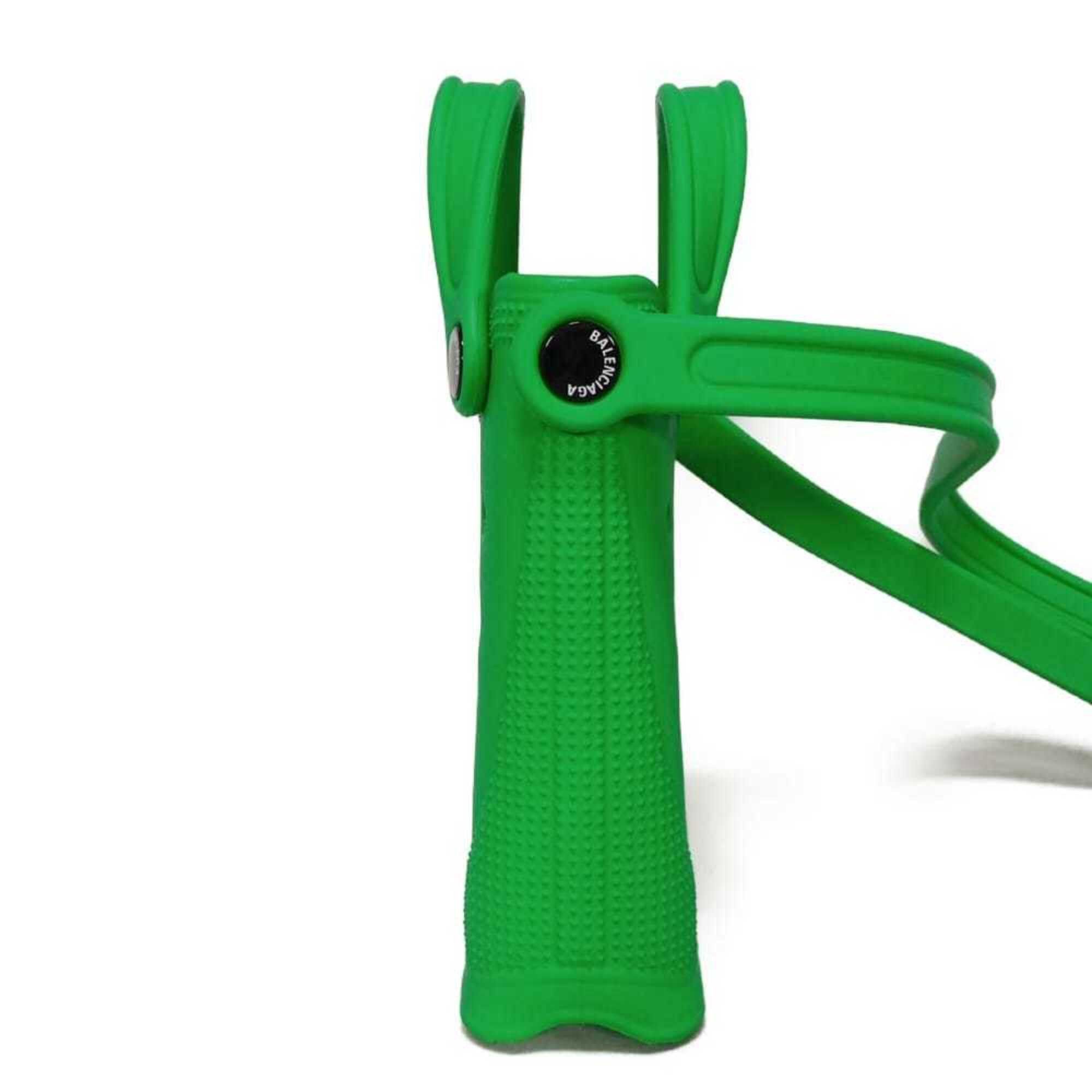 Balenciaga Balenciaga Shoulder Bag Crocs Phone Holder Perforated Pouch Crossbody Rubber Green 702264 Men's Women's Size ONE SIZE - 3 Thumbnail