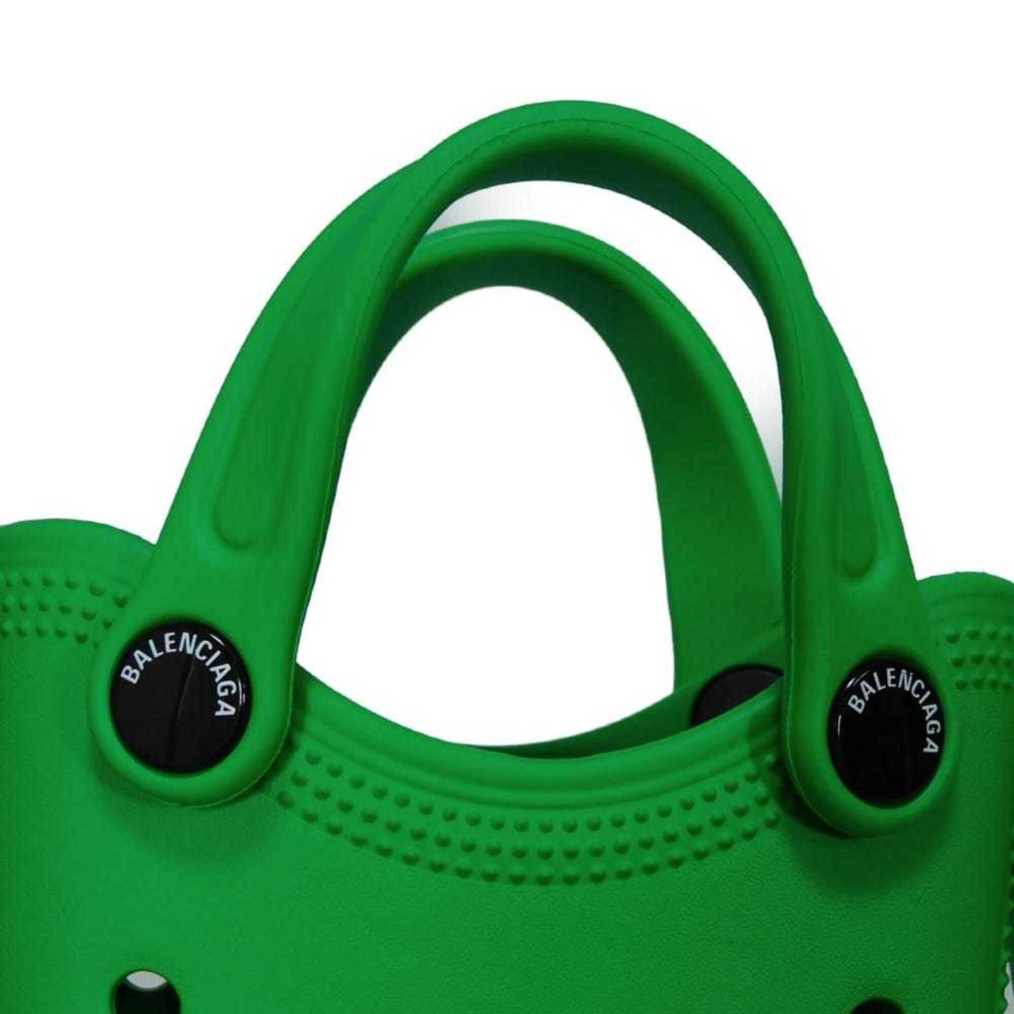 Balenciaga Balenciaga Shoulder Bag Crocs Phone Holder Perforated Pouch Crossbody Rubber Green 702264 Men's Women's Size ONE SIZE - 8 Thumbnail