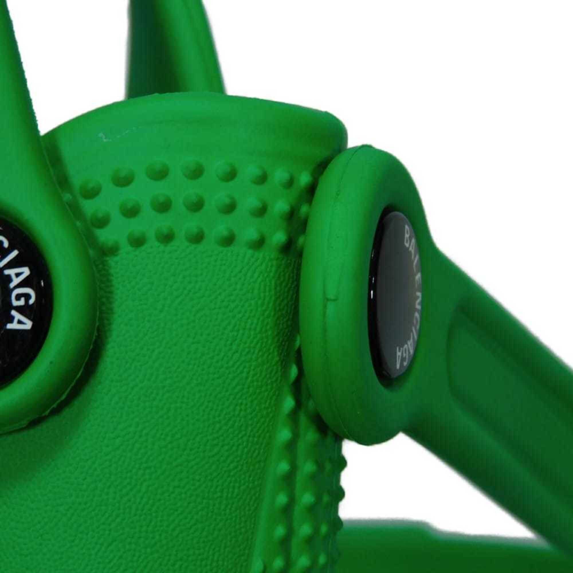 Balenciaga Balenciaga Shoulder Bag Crocs Phone Holder Perforated Pouch Crossbody Rubber Green 702264 Men's Women's Size ONE SIZE - 12 Thumbnail