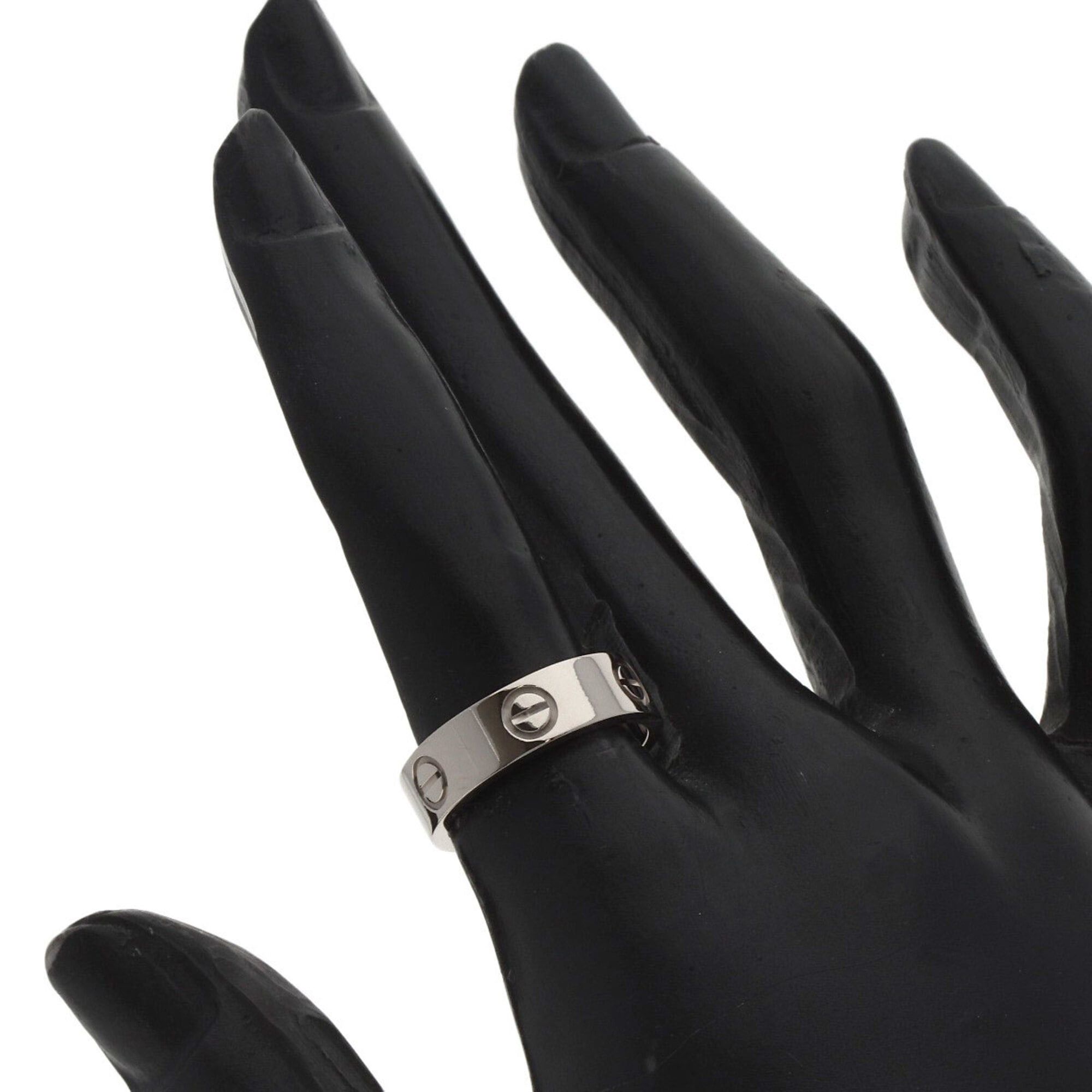 Cartier Cartier Love Ring #51, 18K White Gold, Women's Ring, CARTIER Size ONE SIZE - 5 Thumbnail