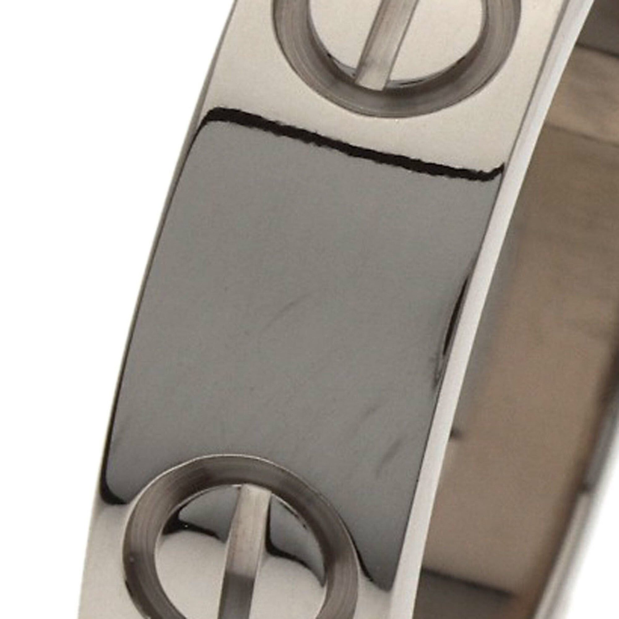 Cartier Cartier Love Ring #51, 18K White Gold, Women's Ring, CARTIER Size ONE SIZE - 6 Thumbnail