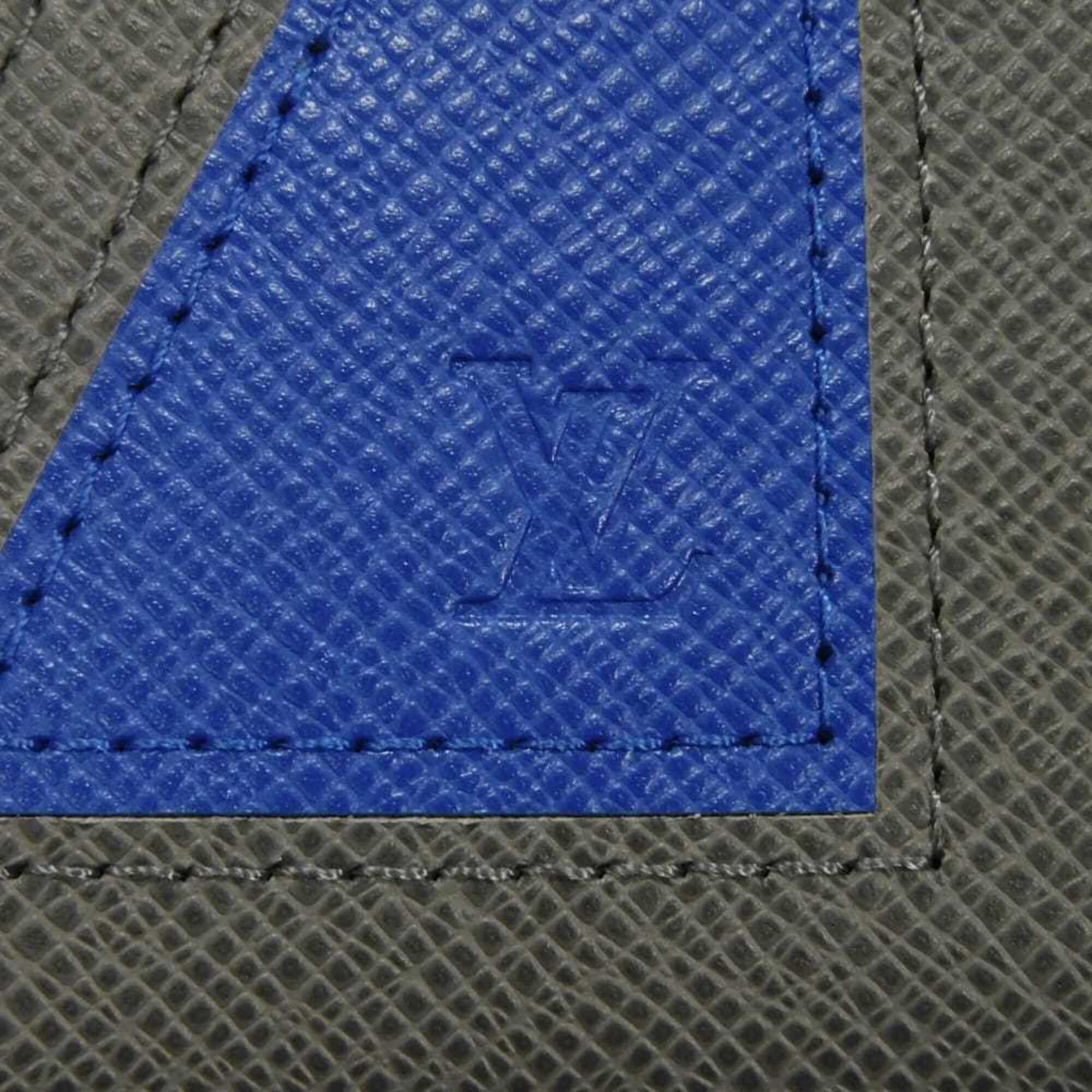 Louis Vuitton Louis Vuitton Clutch Bag Pochette Voyage MM America's Cup Grey RFID IC Chip Unused Taiga Glacier M59147 Men's Size ONE SIZE - 9 Thumbnail