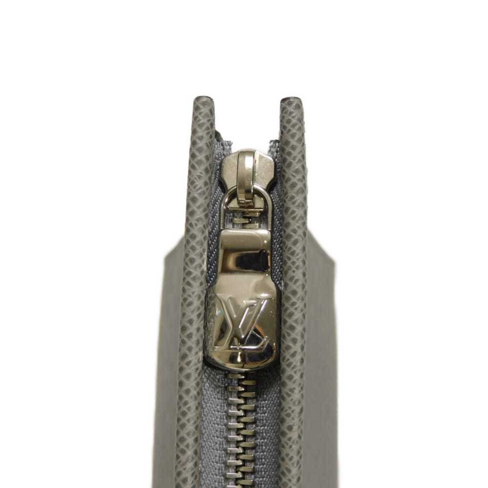 Louis Vuitton Louis Vuitton Clutch Bag Pochette Voyage MM America's Cup Grey RFID IC Chip Unused Taiga Glacier M59147 Men's Size ONE SIZE - 5 Thumbnail