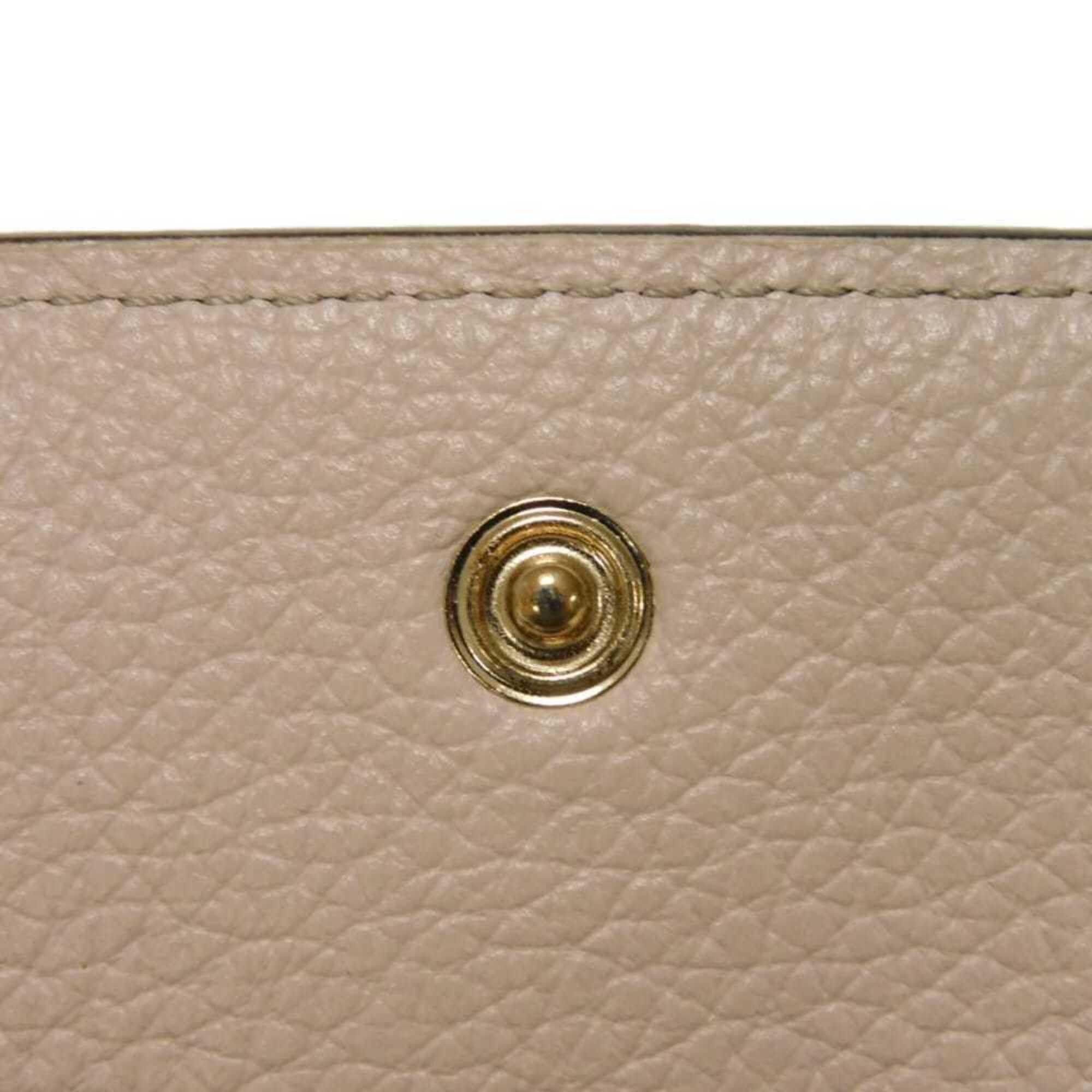 Chloe Chloé Chloe long wallet, alphabet flap initial medal C charm, wild grey, CHC21WP942 F57084 084, women's. Size ONE SIZE - 10 Thumbnail