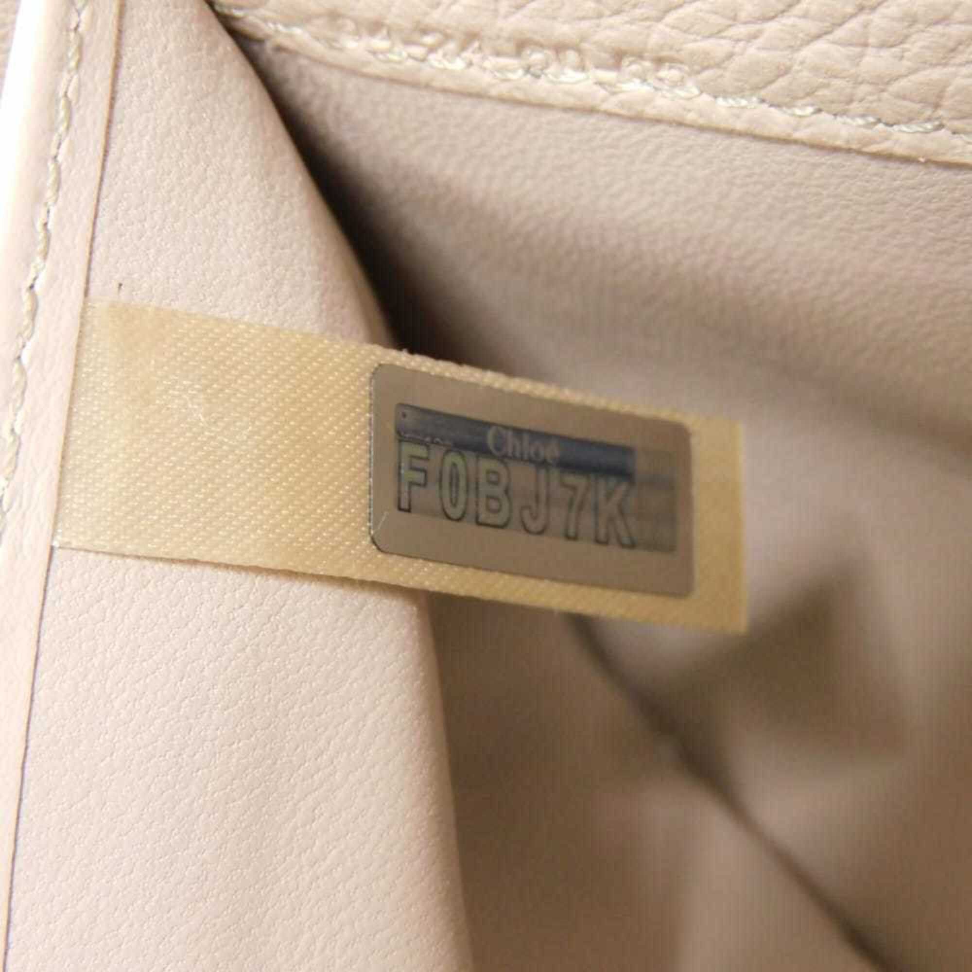Chloe Chloé Chloe long wallet, alphabet flap initial medal C charm, wild grey, CHC21WP942 F57084 084, women's. Size ONE SIZE - 8 Thumbnail