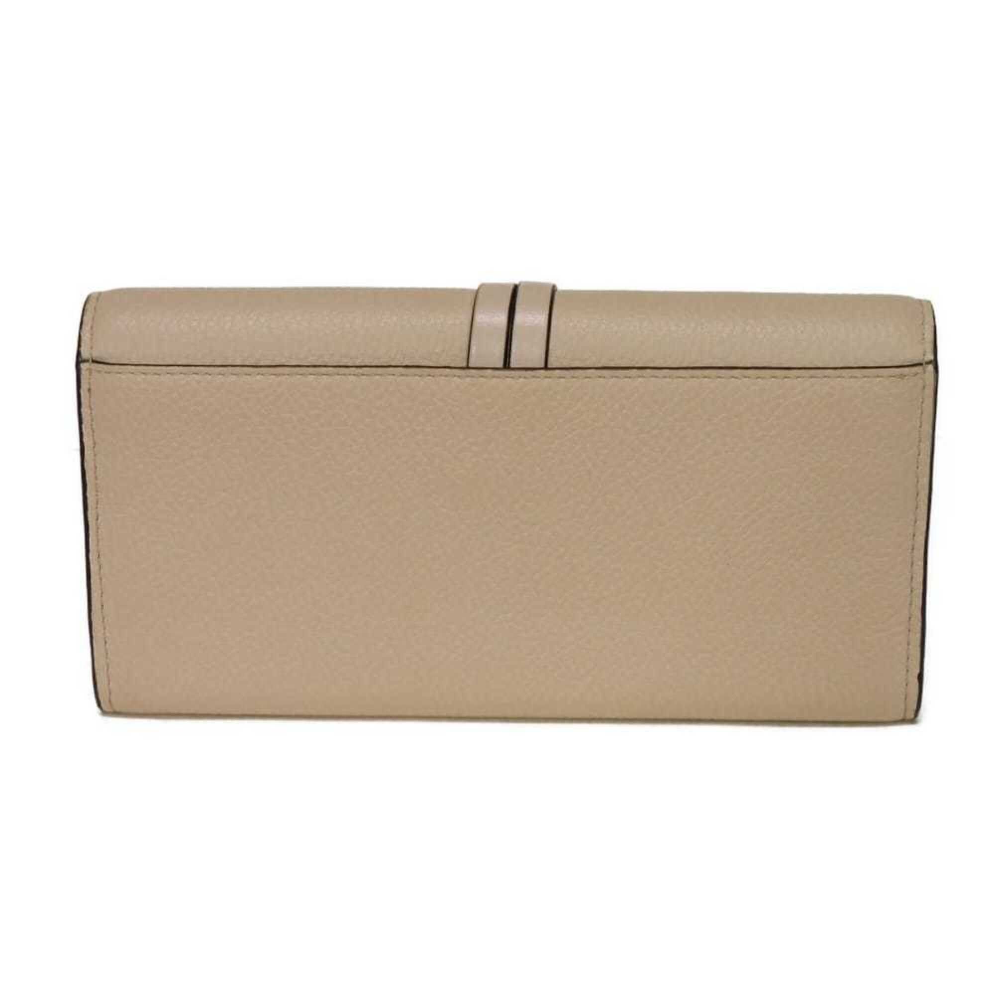 Chloe Chloé Chloe long wallet, alphabet flap initial medal C charm, wild grey, CHC21WP942 F57084 084, women's. Size ONE SIZE - 3 Thumbnail