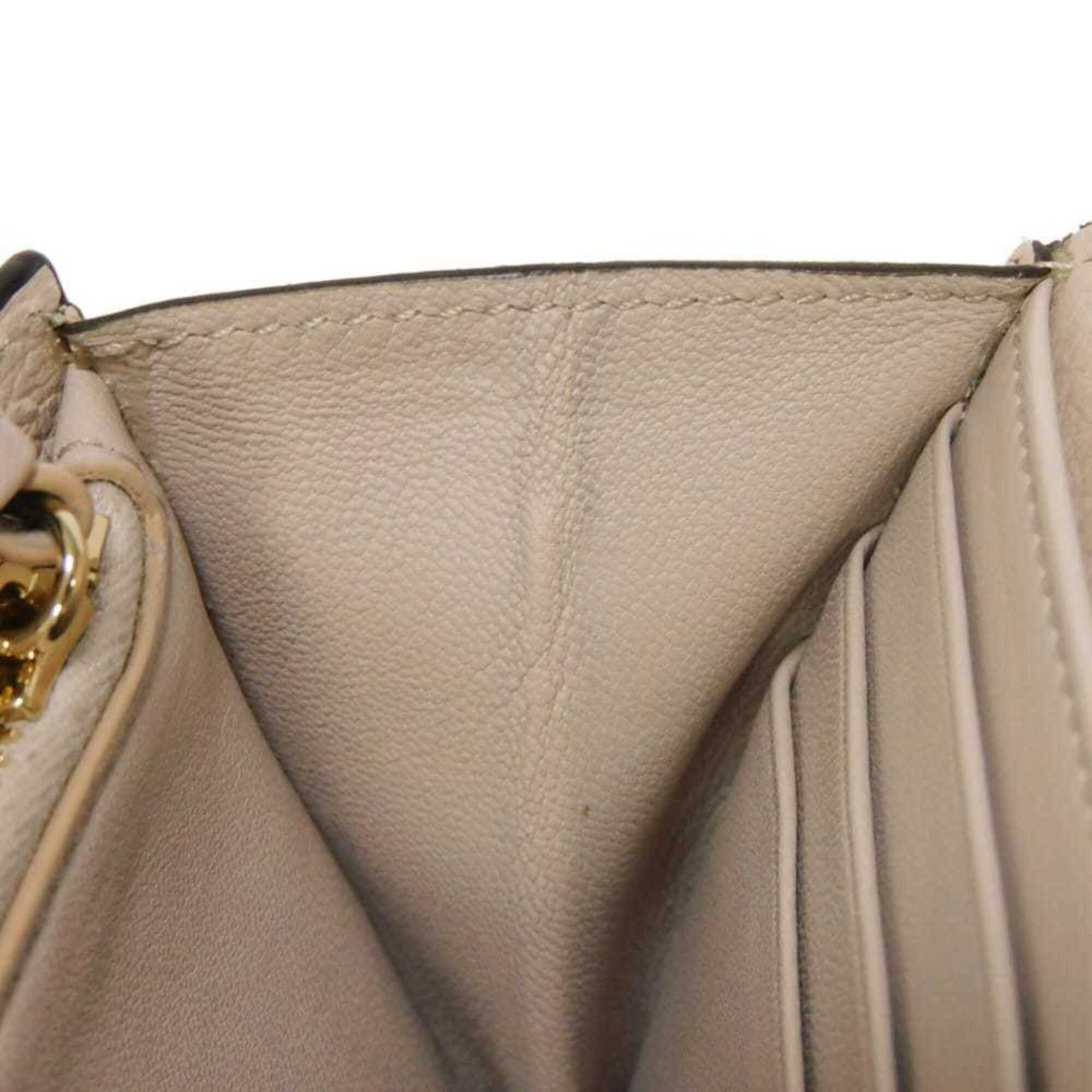 Chloe Chloé Chloe long wallet, alphabet flap initial medal C charm, wild grey, CHC21WP942 F57084 084, women's. Size ONE SIZE - 18 Thumbnail