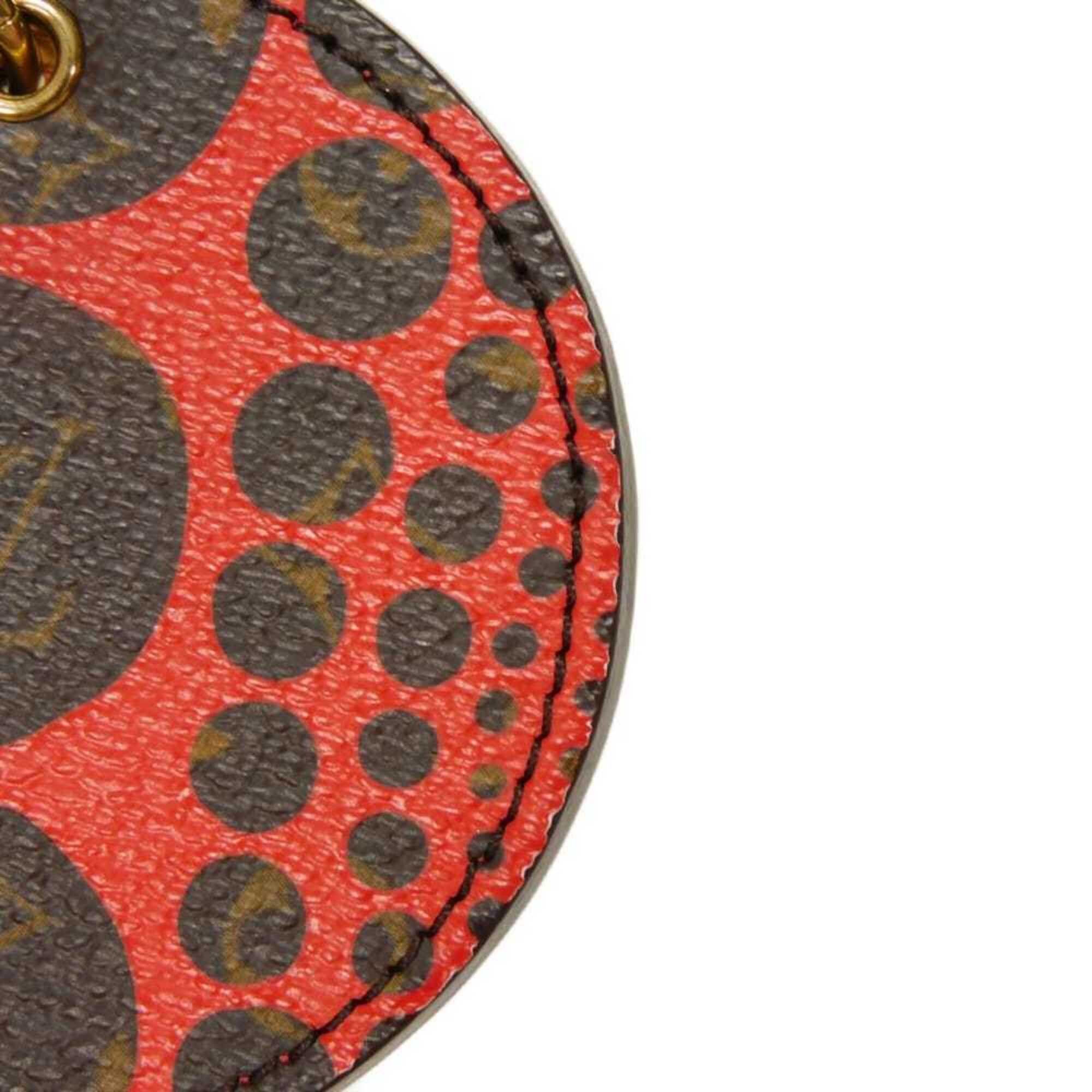 Louis Vuitton Louis Vuitton Keychain Porte Clé Monogram Pumpkin Dot Yayoi Kusama Red LV Logo Flower Rouge M66738 Men's Women's Size ONE SIZE - 6 Thumbnail