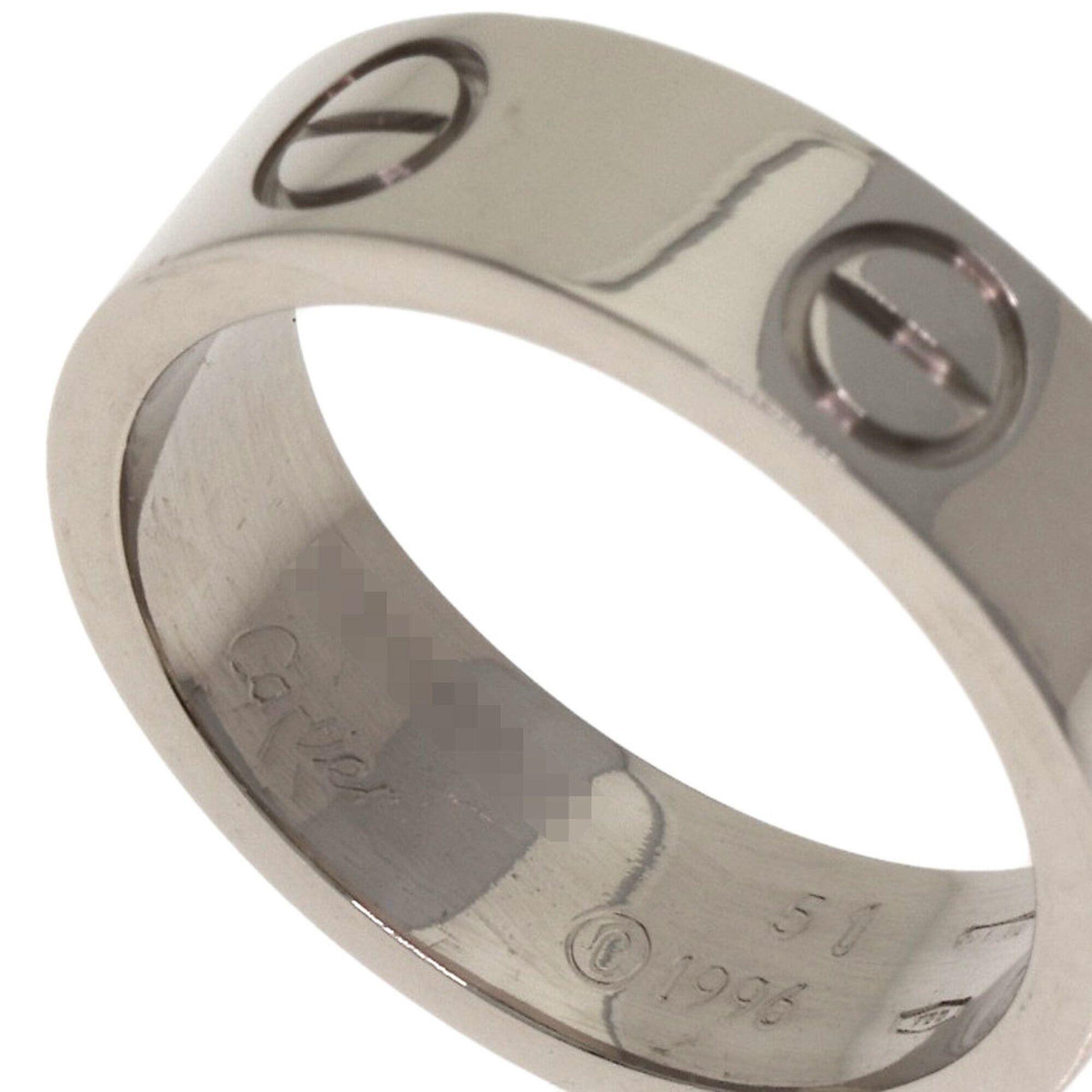 Cartier Cartier Love Ring #51, 18K White Gold, Women's Ring, CARTIER Size ONE SIZE - 6 Thumbnail