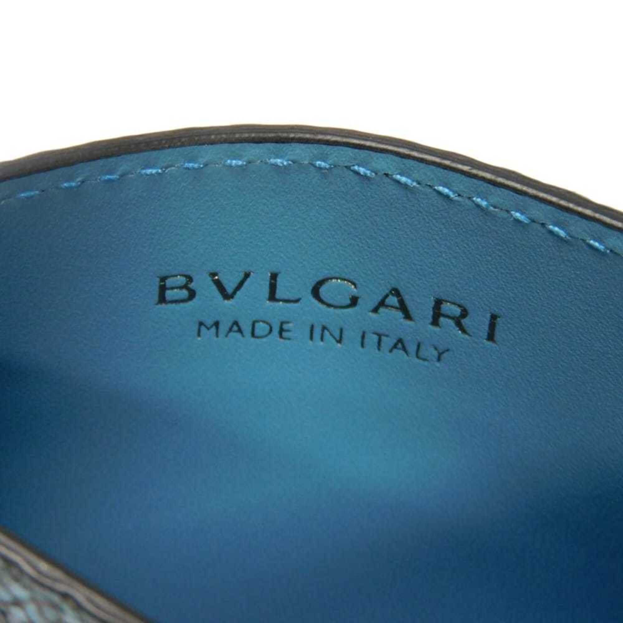 Bvlgari BVLGARI Serpenti Forever Card Case, Snakehead RFID, Unused, Metallic Karung Blue, 291613, Men's/Women's Size ONE SIZE - 7 Thumbnail