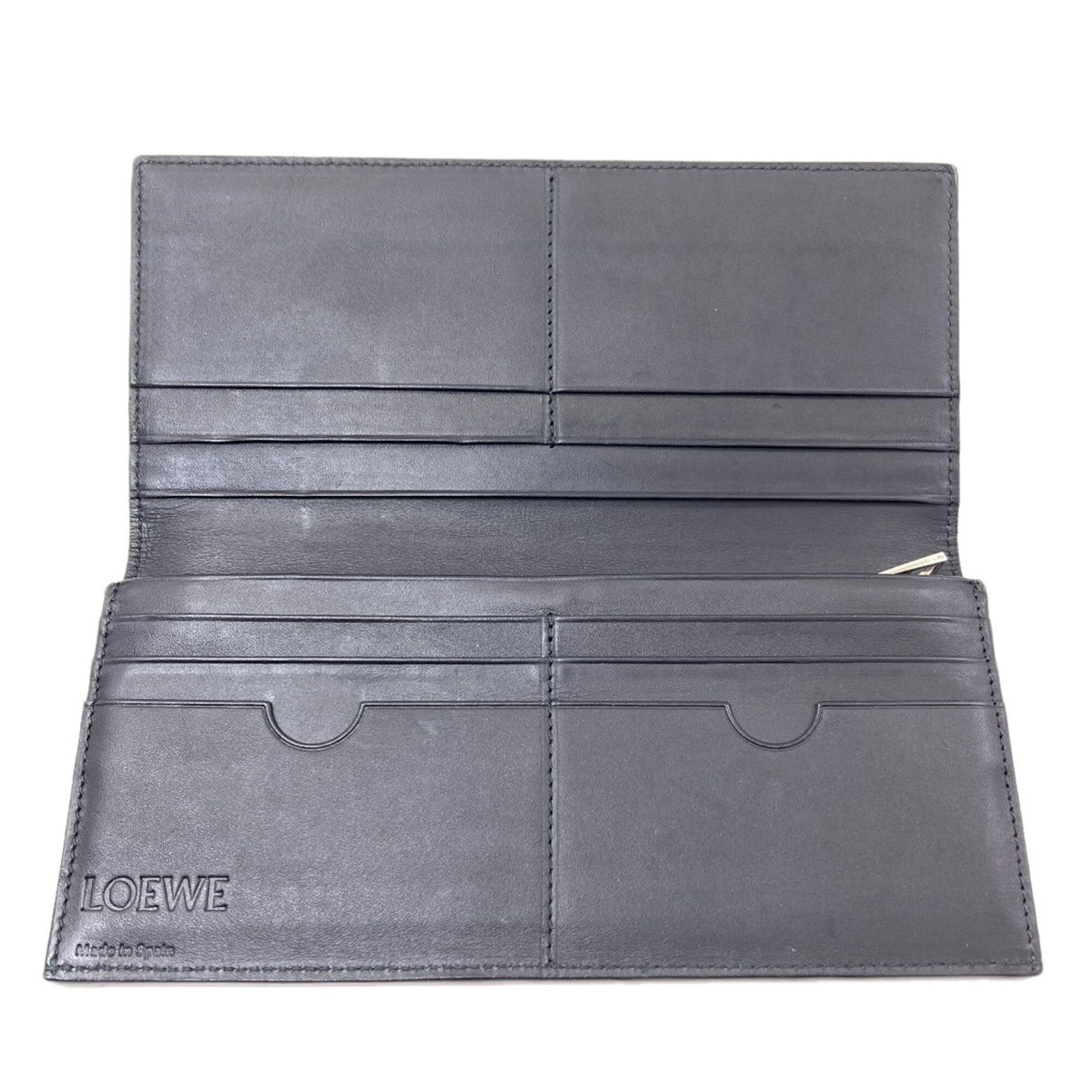 Loewe Loewe Anagram Long Wallet, Lambskin, Women's Size ONE SIZE - 4 Thumbnail