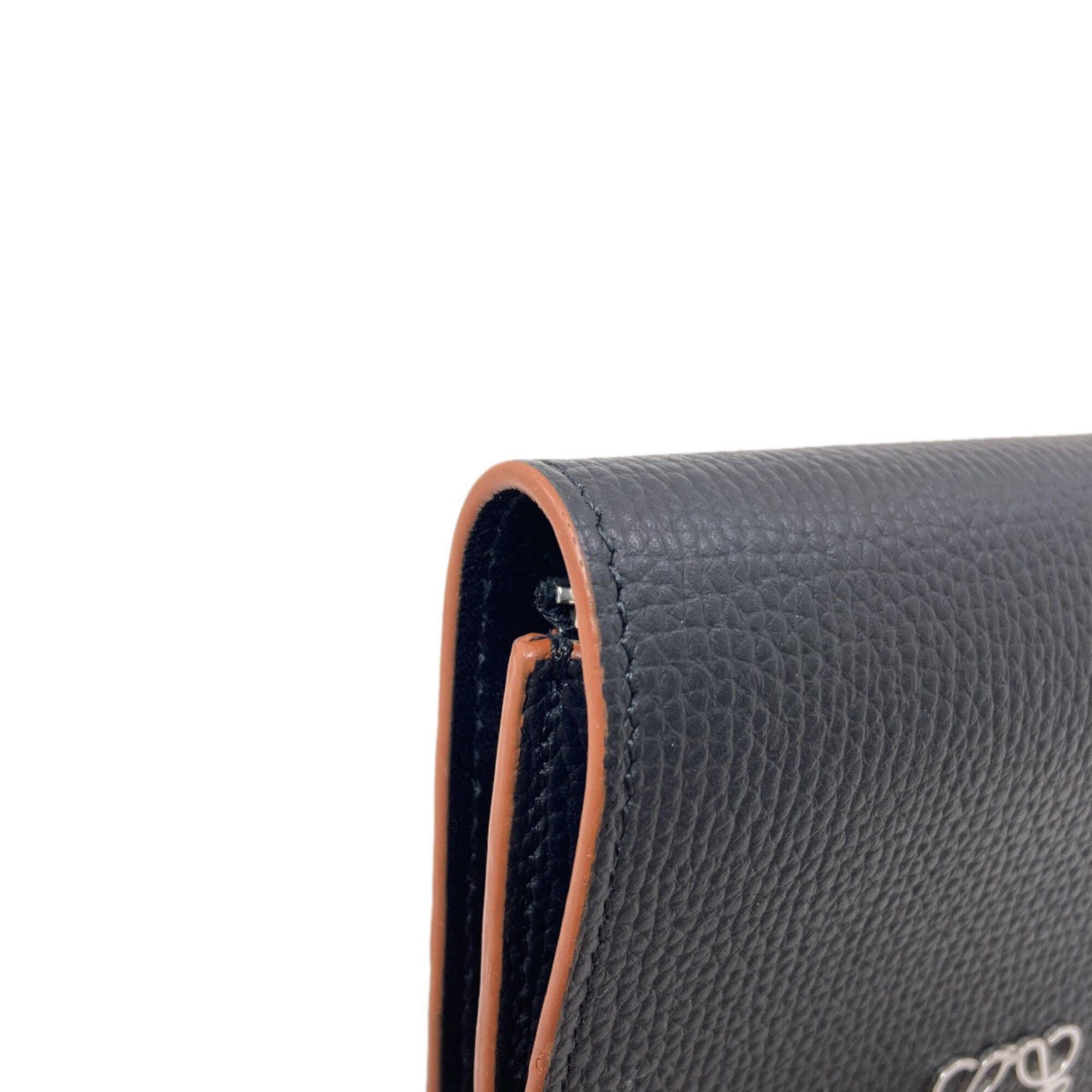 Loewe Loewe Anagram Trifold Wallet, Bi-fold Leather, Women's LOEWE Size ONE SIZE - 15 Thumbnail