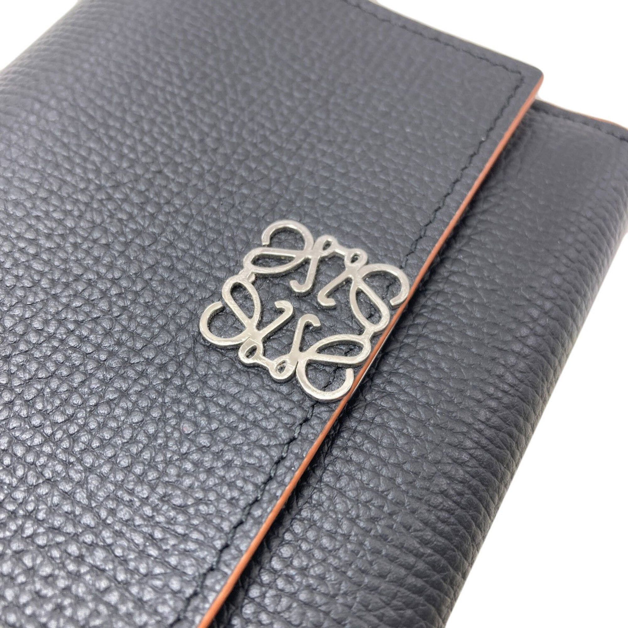Loewe Loewe Anagram Trifold Wallet, Bi-fold Leather, Women's LOEWE Size ONE SIZE - 13 Thumbnail