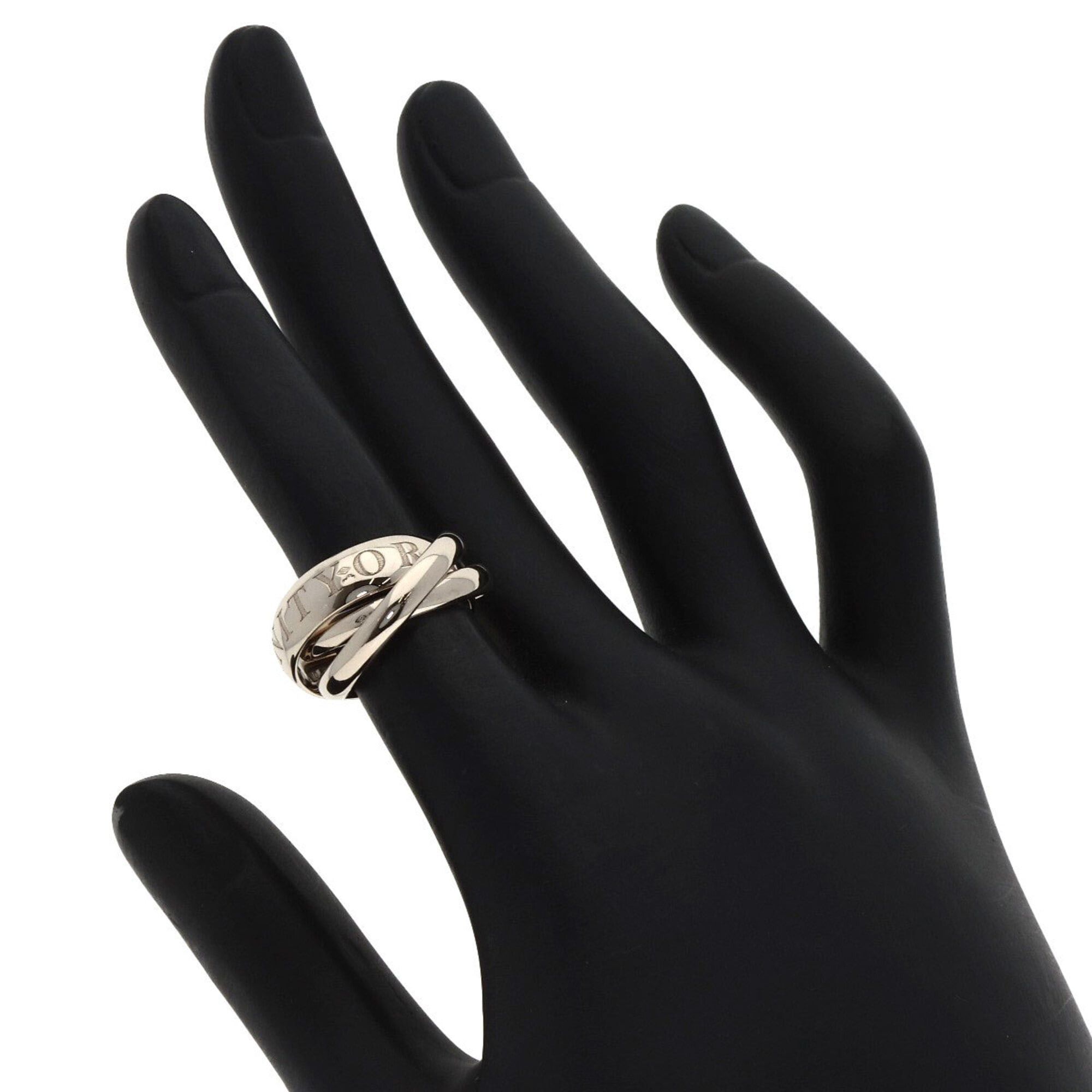 Cartier Cartier Trinity 1998 Christmas Limited Edition #46 Ring, 18K White Gold, Women's, CARTIER Size ONE SIZE - 5 Thumbnail