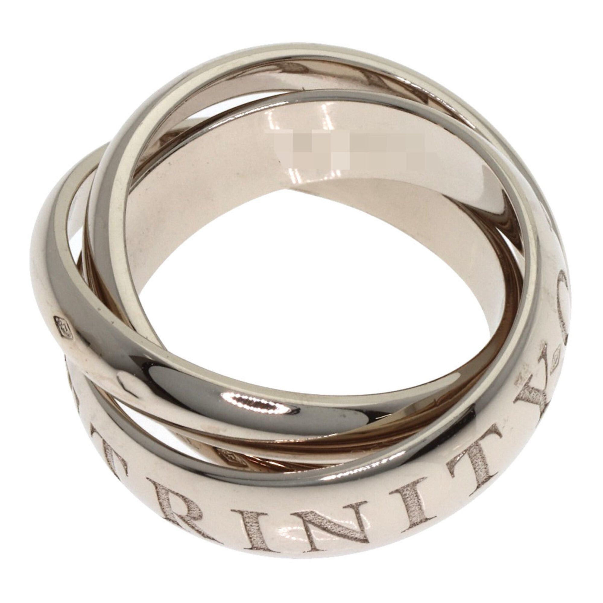 Cartier Cartier Trinity 1998 Christmas Limited Edition #46 Ring, 18K White Gold, Women's, CARTIER Size ONE SIZE - 4 Thumbnail