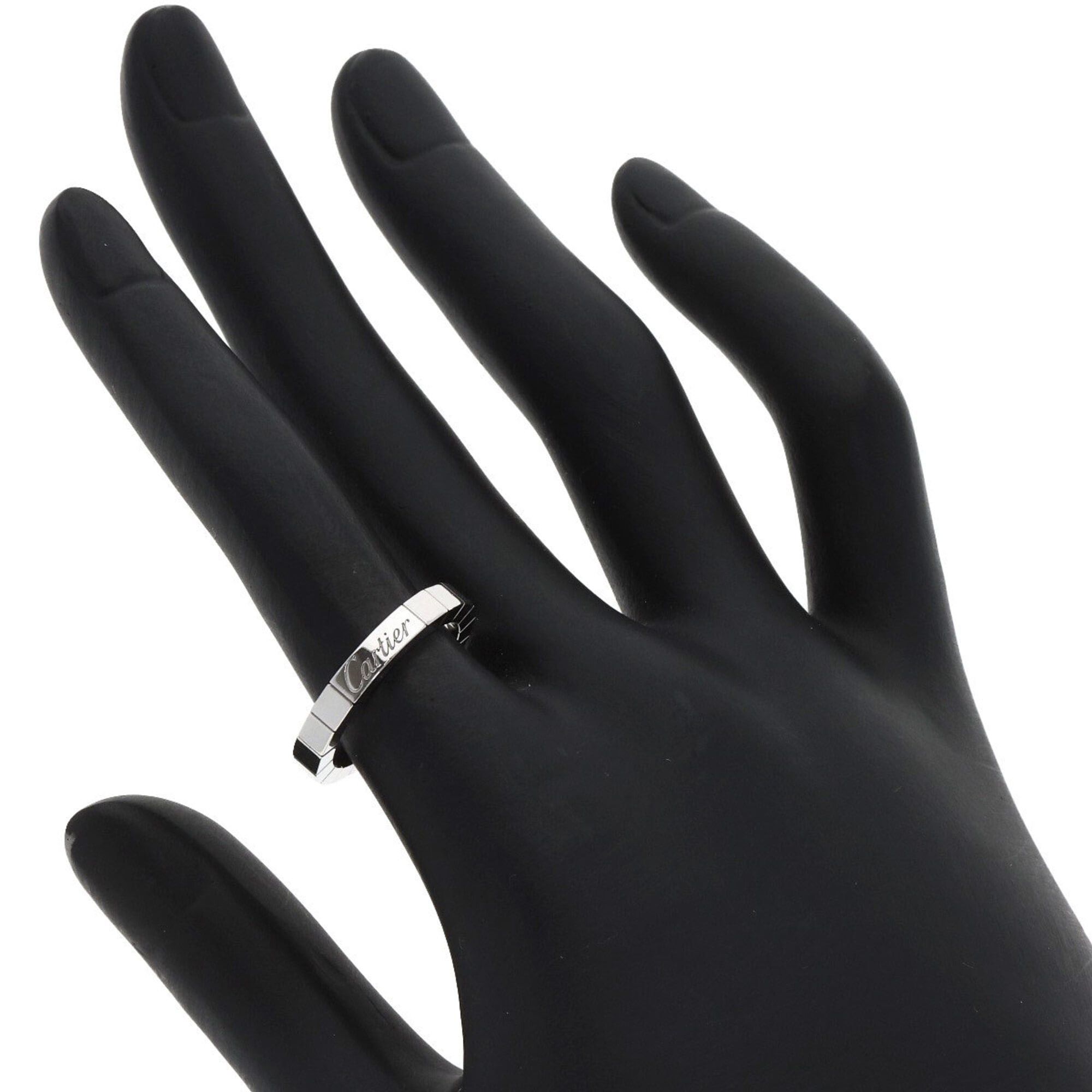 Cartier Cartier Lanieres #51 Ring, 18K White Gold, Women's, CARTIER Size ONE SIZE - 5 Thumbnail