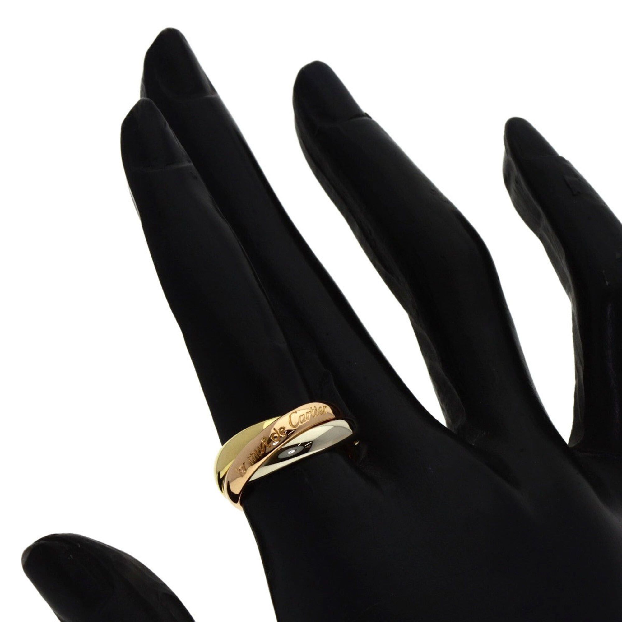 Cartier Cartier Trinity #50 Ring, 18K Yellow Gold/18K White Pink Gold, Women's, CARTIER Size ONE SIZE - 5 Thumbnail