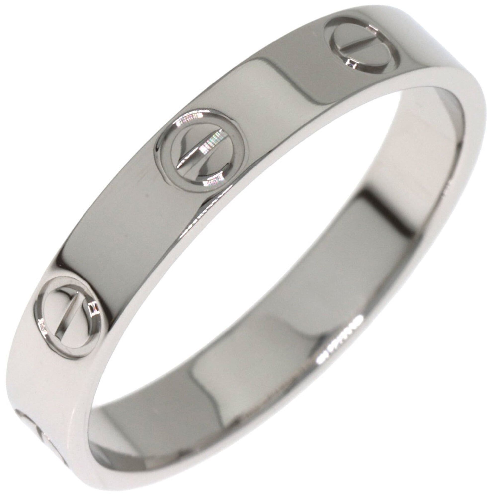 Cartier Cartier Mini Love Ring #57, Platinum PT950, Women's Ring, CARTIER Size ONE SIZE - 2 Thumbnail
