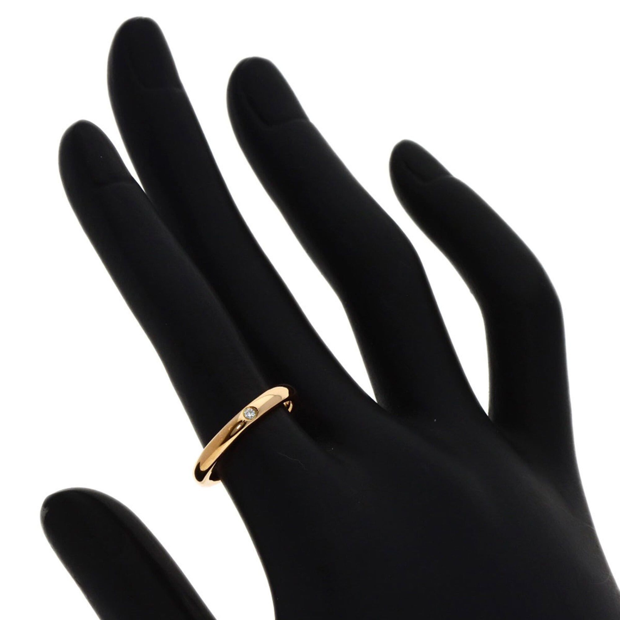 Tiffany & Co. Tiffany & Co. Wedding Ring with 1 Diamond, 18K Pink Gold, for Women. Size ONE SIZE - 6 Thumbnail