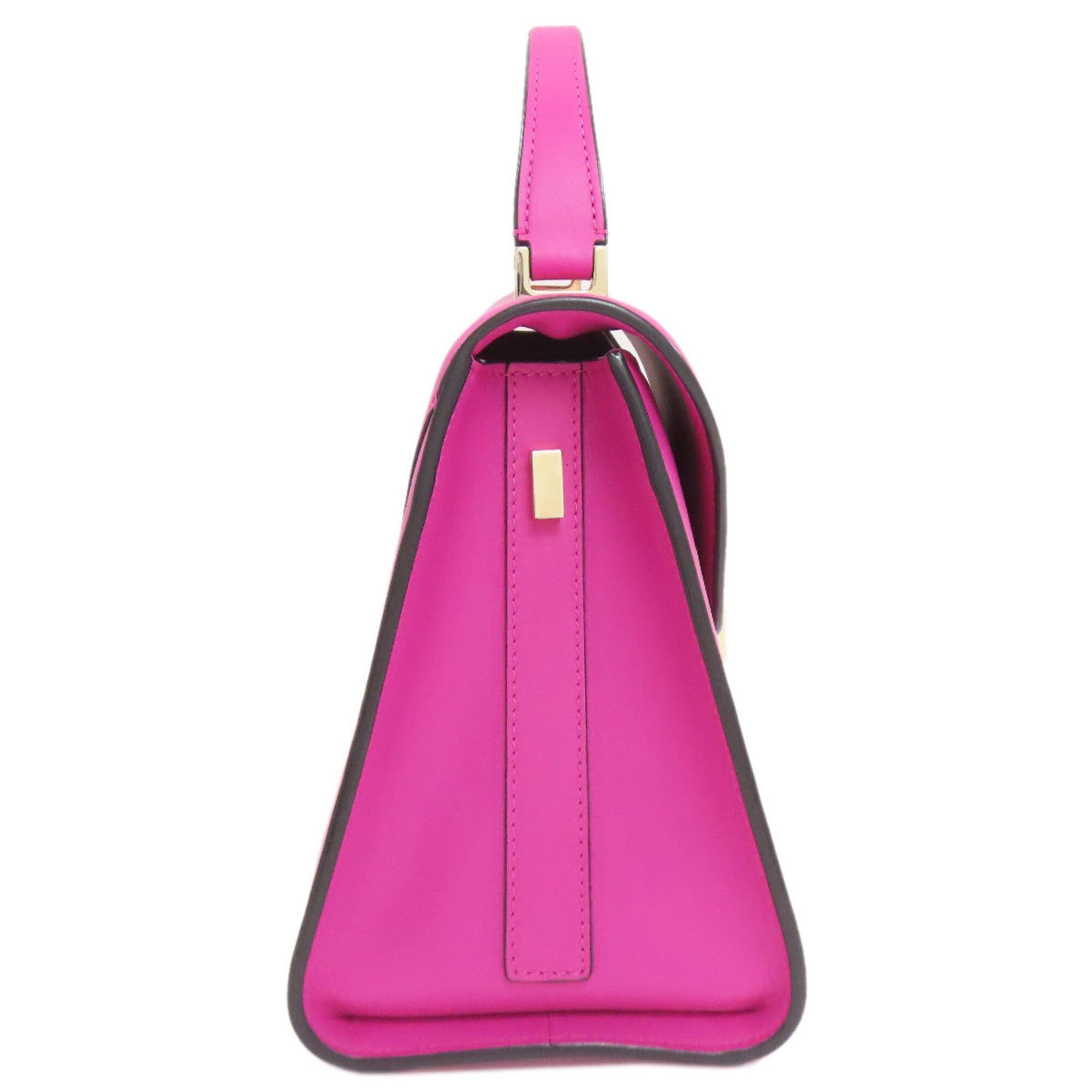 Valextra Valextra Iside Flower 2-Way Handbag, Calfskin, Women's Size ONE SIZE - 3 Thumbnail