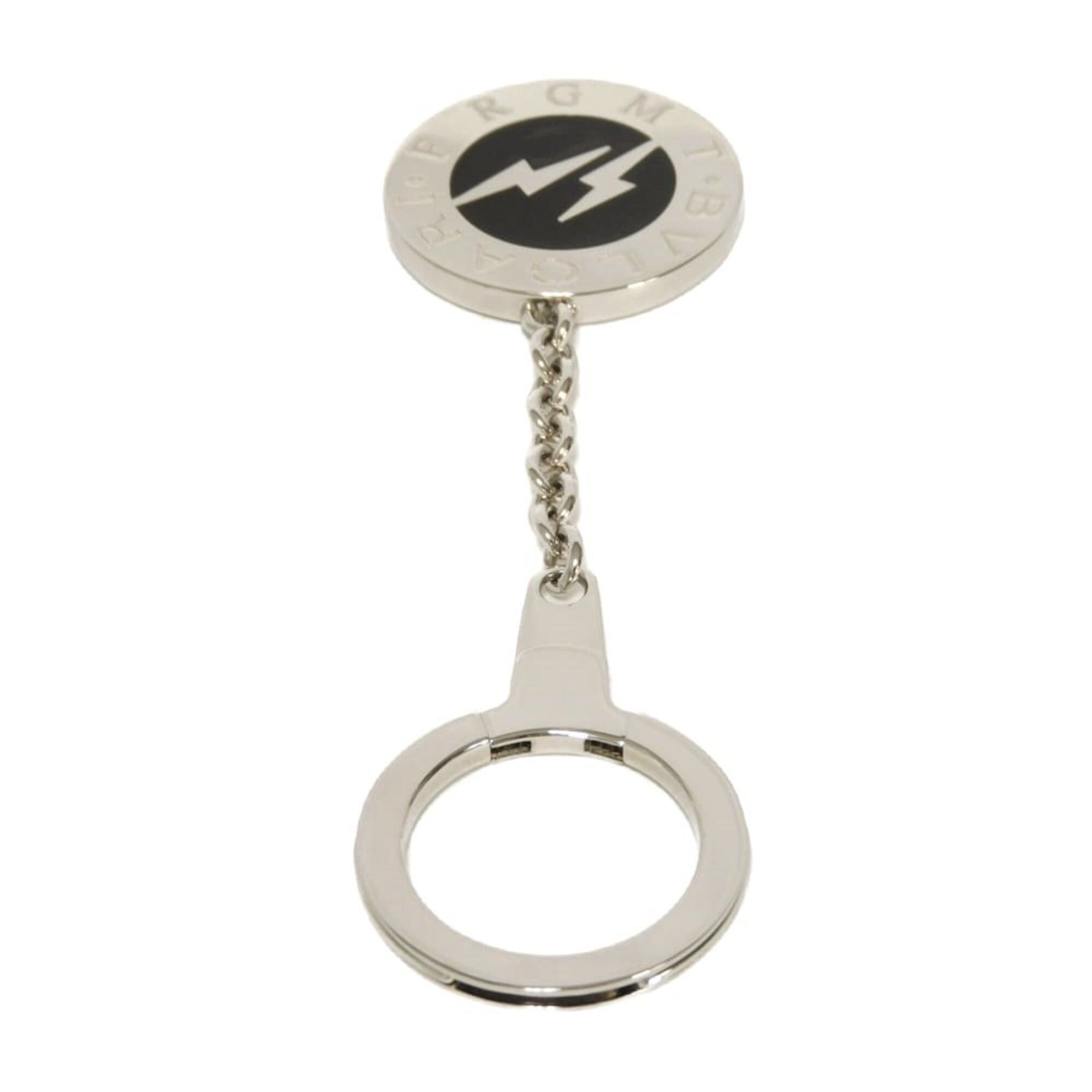 Bvlgari Bulgari BVLGARI Keychain BB Fragment Circle Logo Twist Thunderbolt Silver Hiroshi Fujiwara Black 288585 Men's Size ONE SIZE - 3 Thumbnail