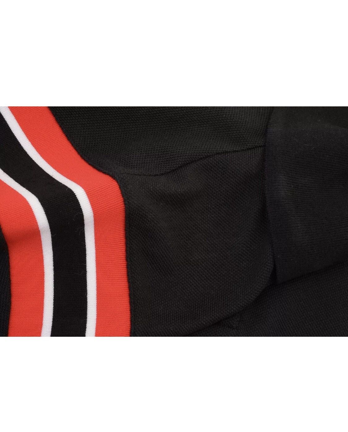 Valentino $825 Valentino Black multi stripe trim signature polo shirt Size US S / EU 44-46 / 1 - 6 Thumbnail