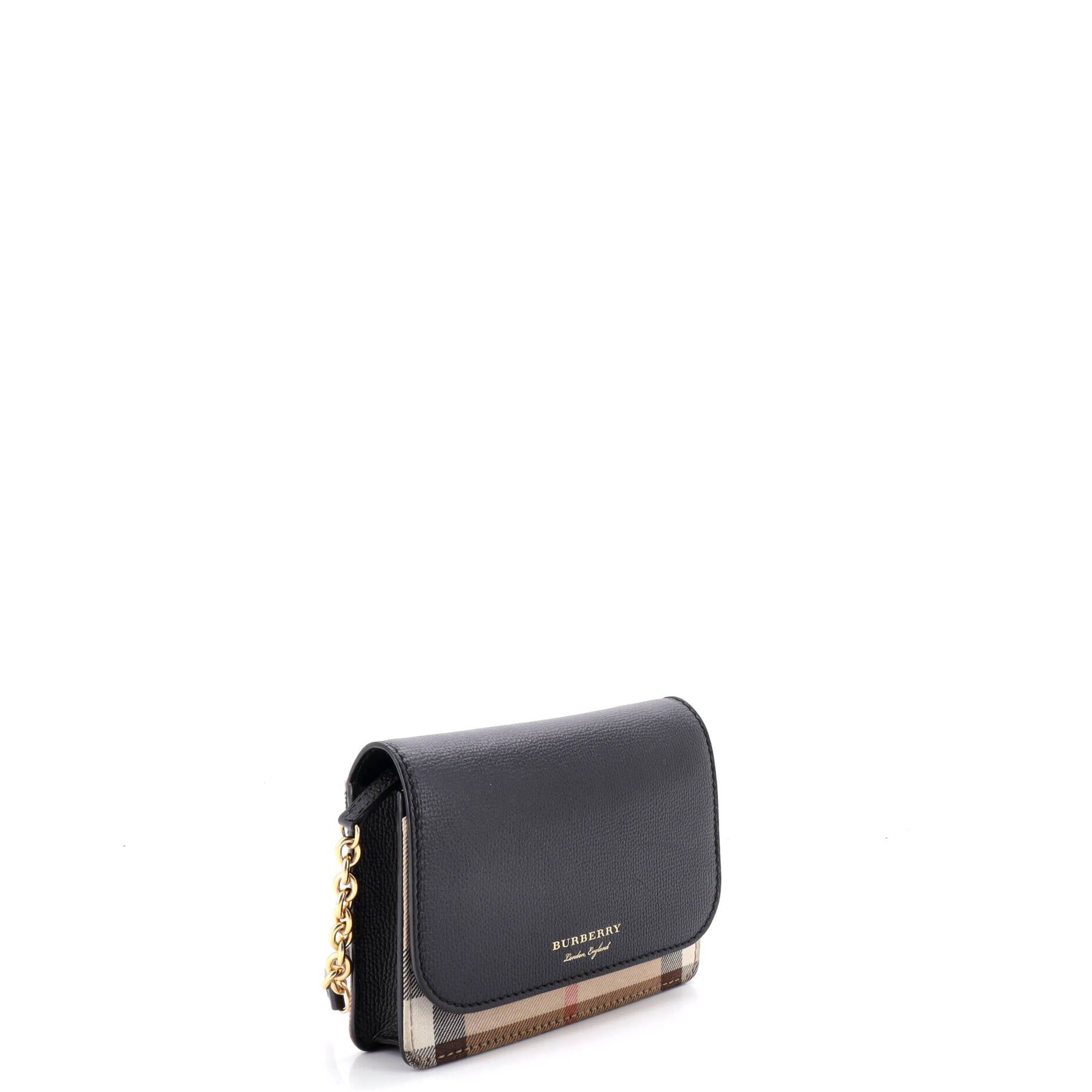 Burberry Hampshire Wallet on Chain Size ONE SIZE - 2 Thumbnail