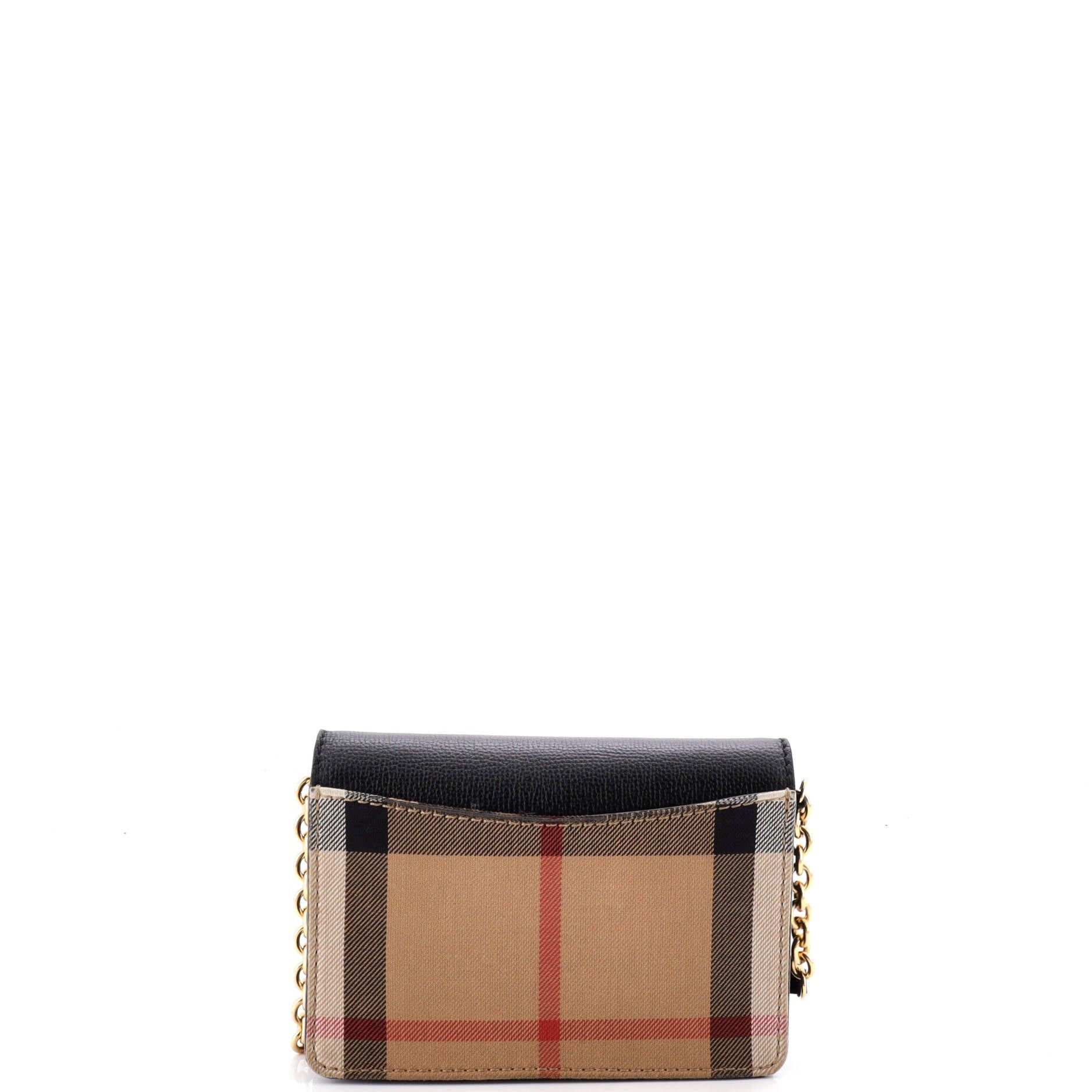 Burberry Hampshire Wallet on Chain Size ONE SIZE - 3 Thumbnail