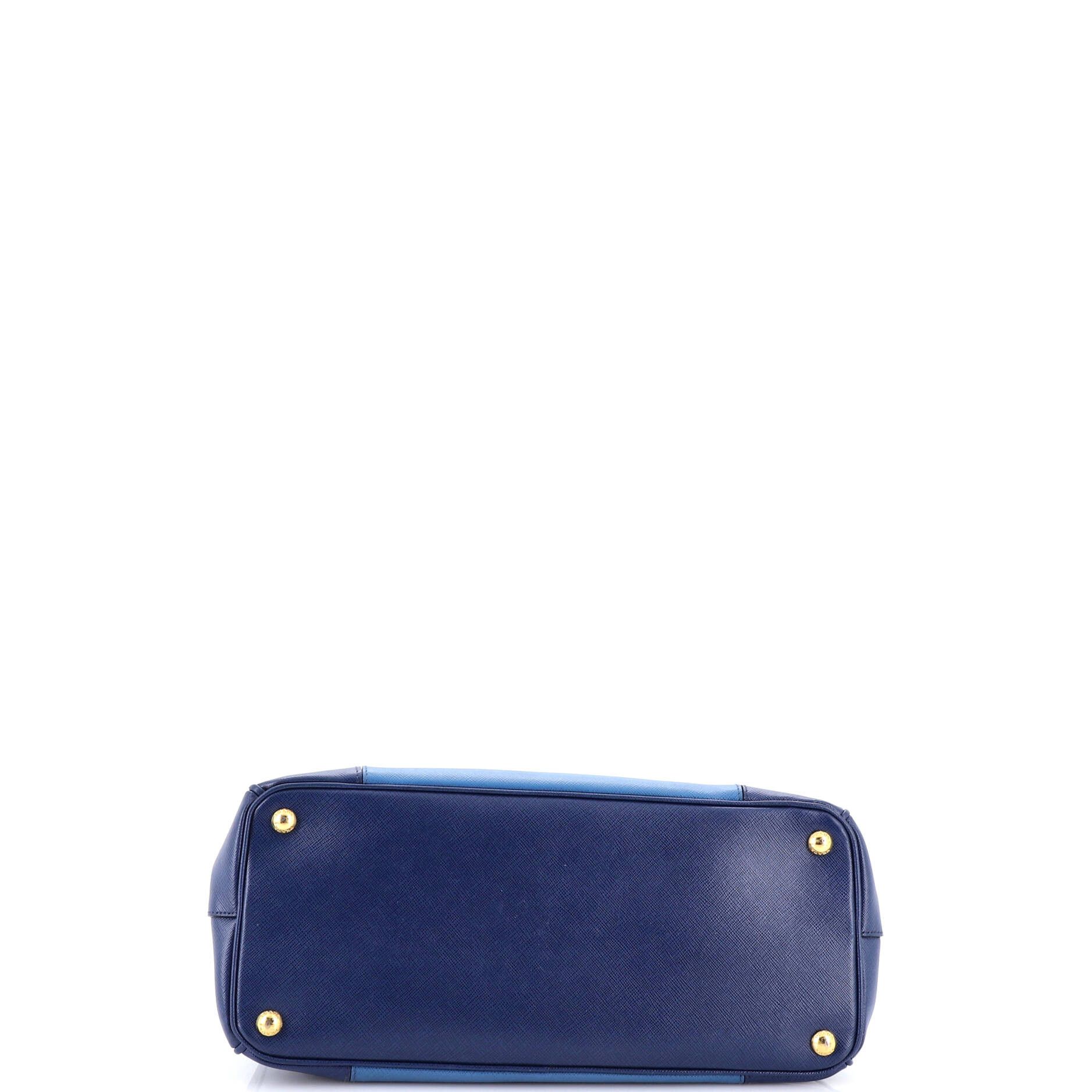 Prada Bicolor Double Zip Lux Tote Size ONE SIZE - 4 Thumbnail
