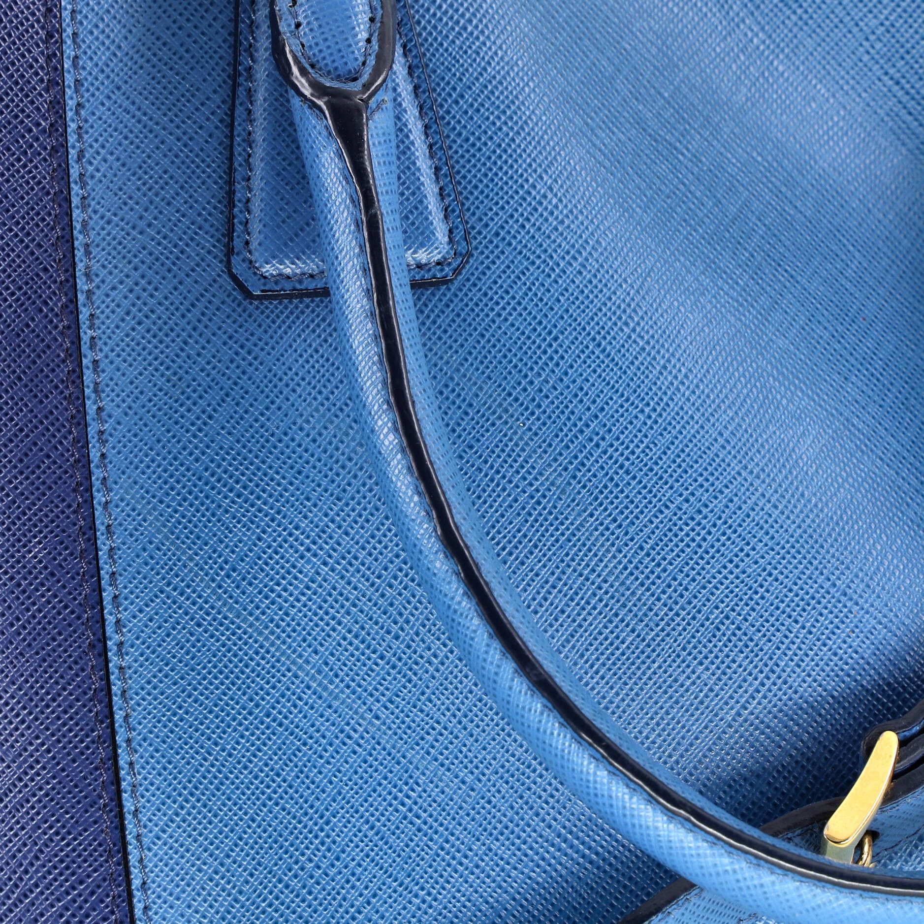 Prada Bicolor Double Zip Lux Tote Size ONE SIZE - 6 Thumbnail