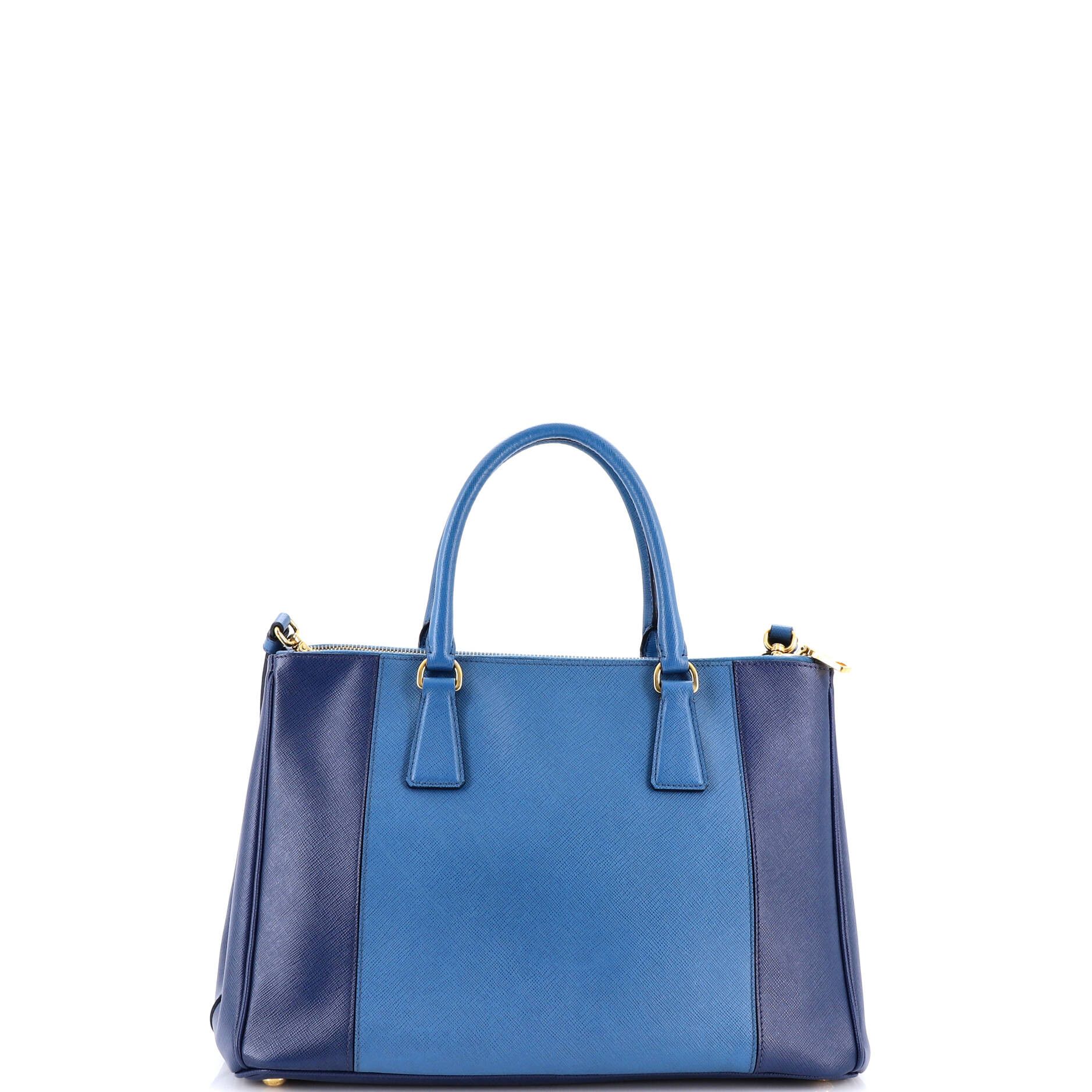 Prada Bicolor Double Zip Lux Tote Size ONE SIZE - 3 Thumbnail