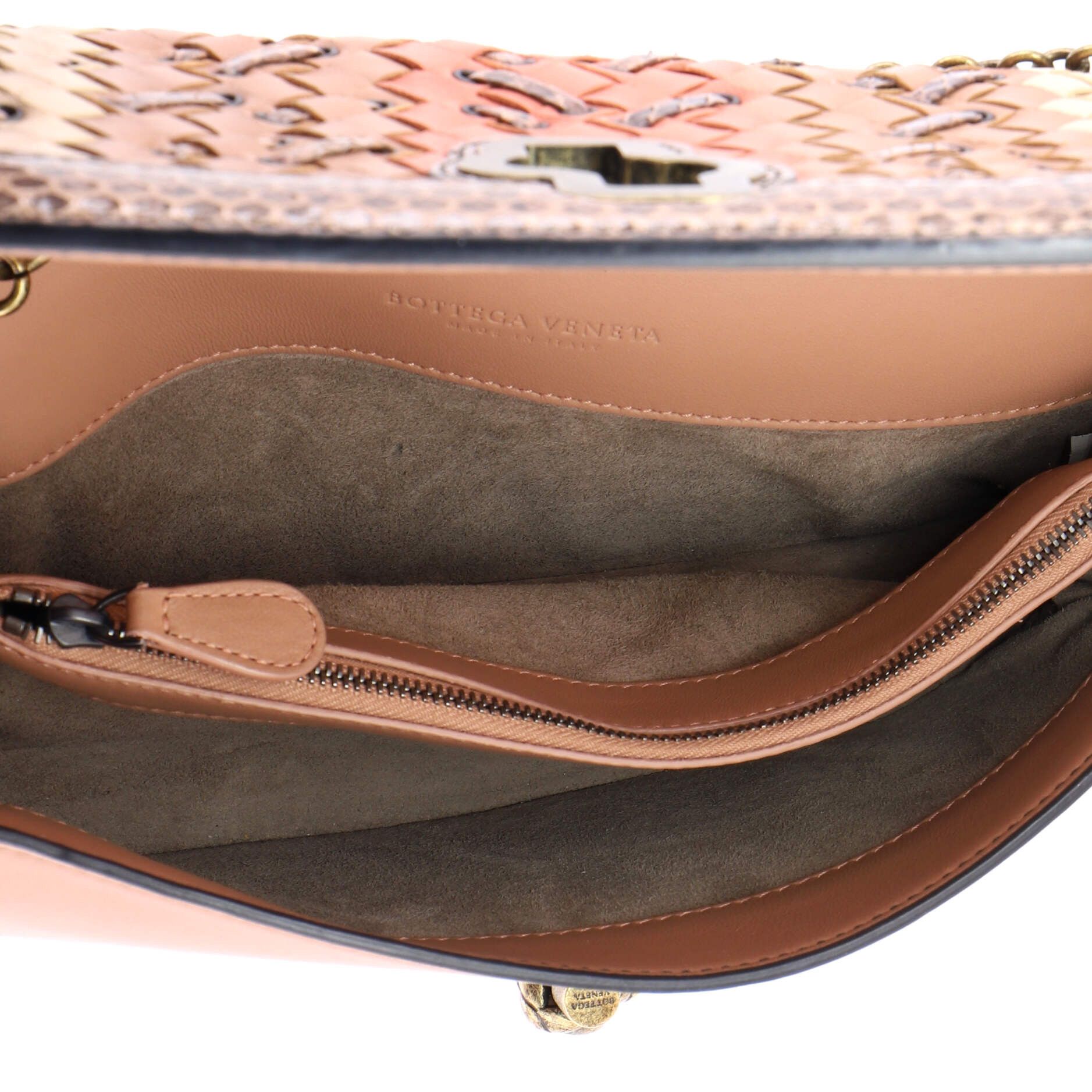 Bottega Veneta Club Stitch Olimpia Knot Flap Bag Size ONE SIZE - 6 Thumbnail