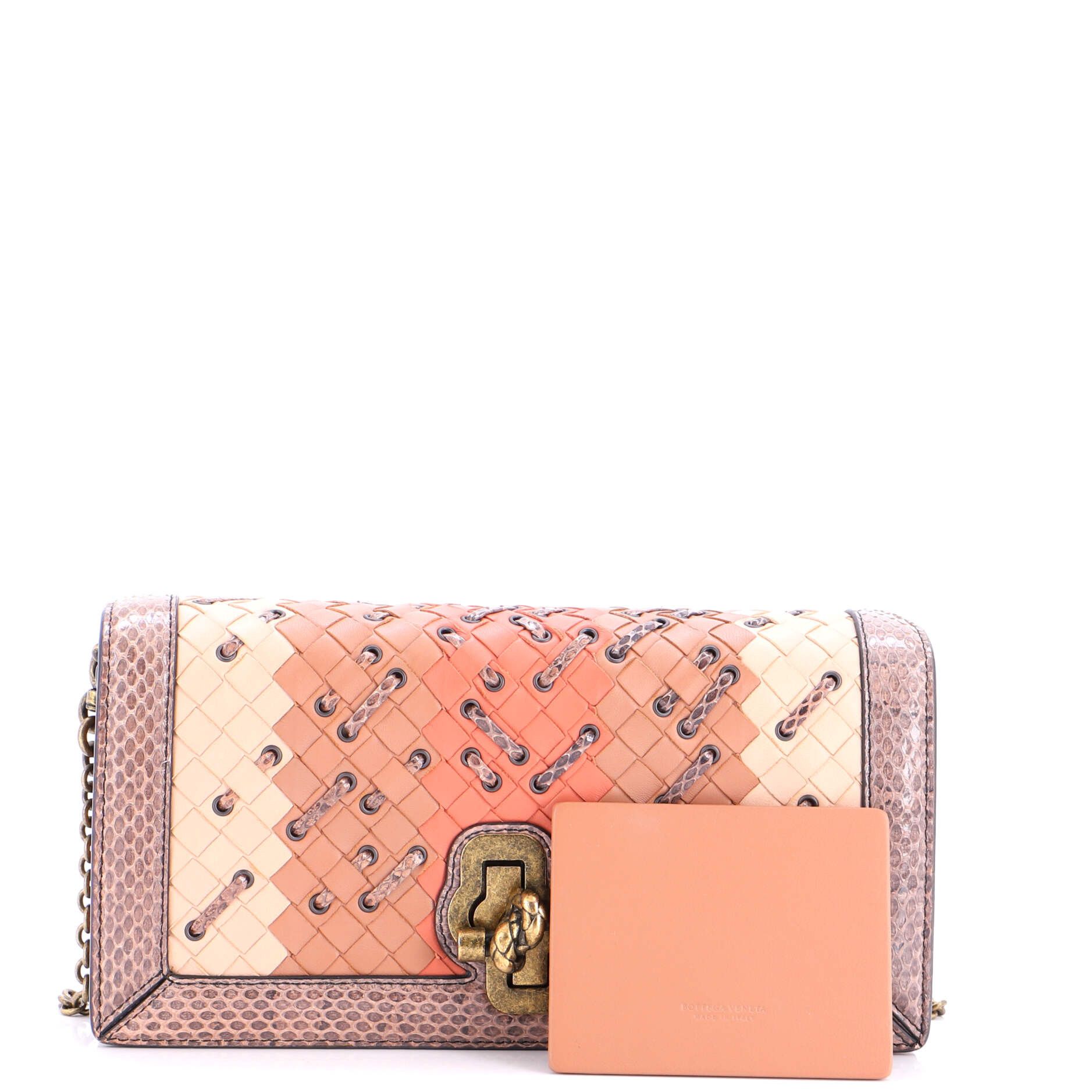 Bottega Veneta Club Stitch Olimpia Knot Flap Bag Size ONE SIZE - 2 Thumbnail