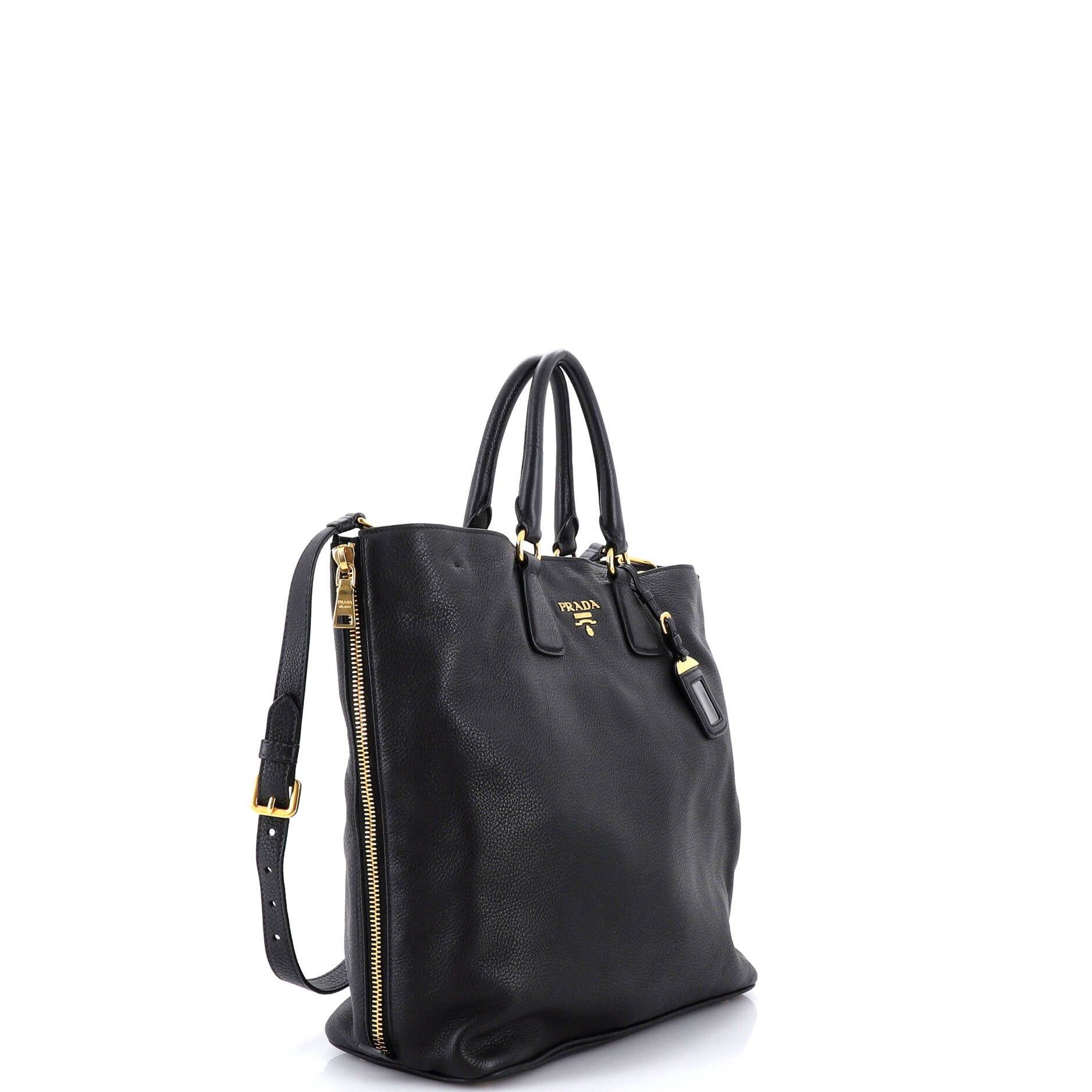 Prada Side Zip Convertible Tote Size ONE SIZE - 2 Thumbnail