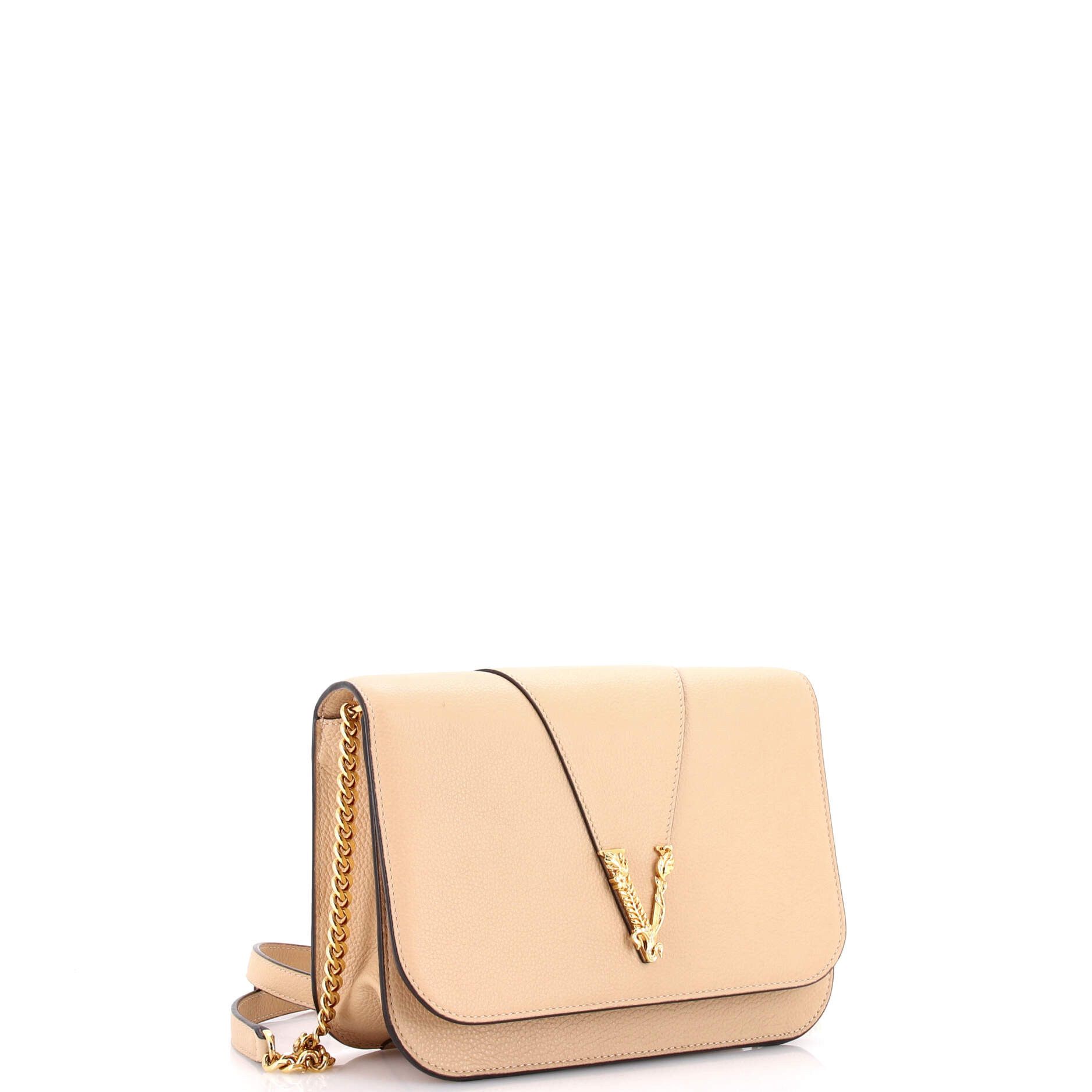 Versace Virtus Chain Flap Shoulder Bag Size ONE SIZE - 2 Thumbnail