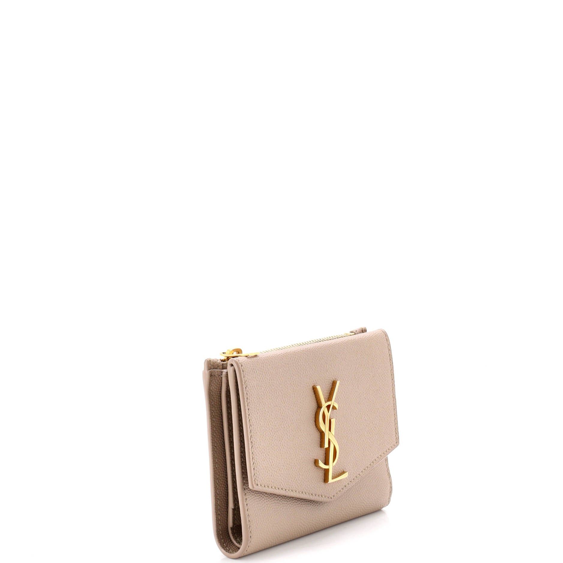 Saint Laurent Paris Uptown Compact Flap Wallet Size ONE SIZE - 2 Thumbnail