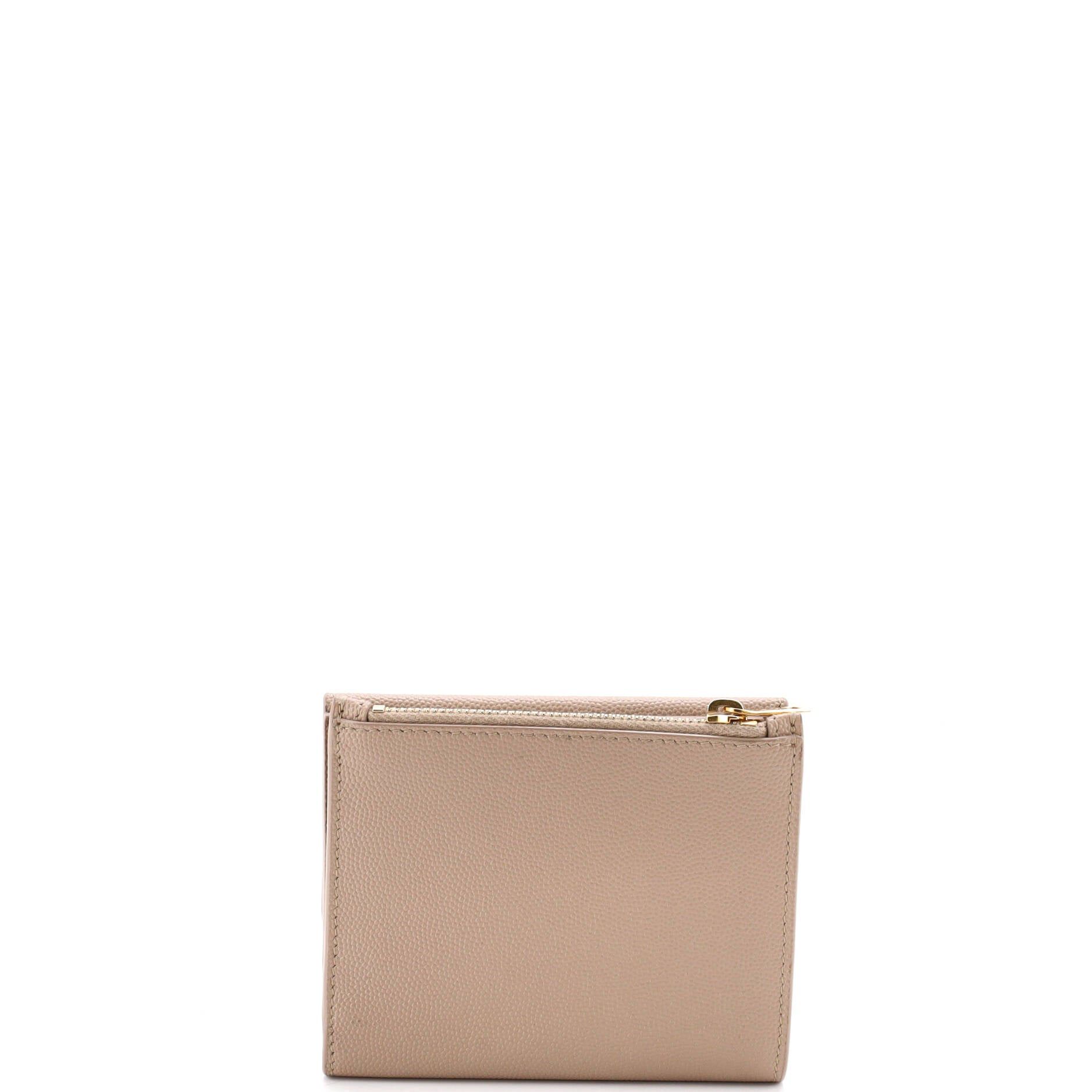 Saint Laurent Paris Uptown Compact Flap Wallet Size ONE SIZE - 3 Thumbnail