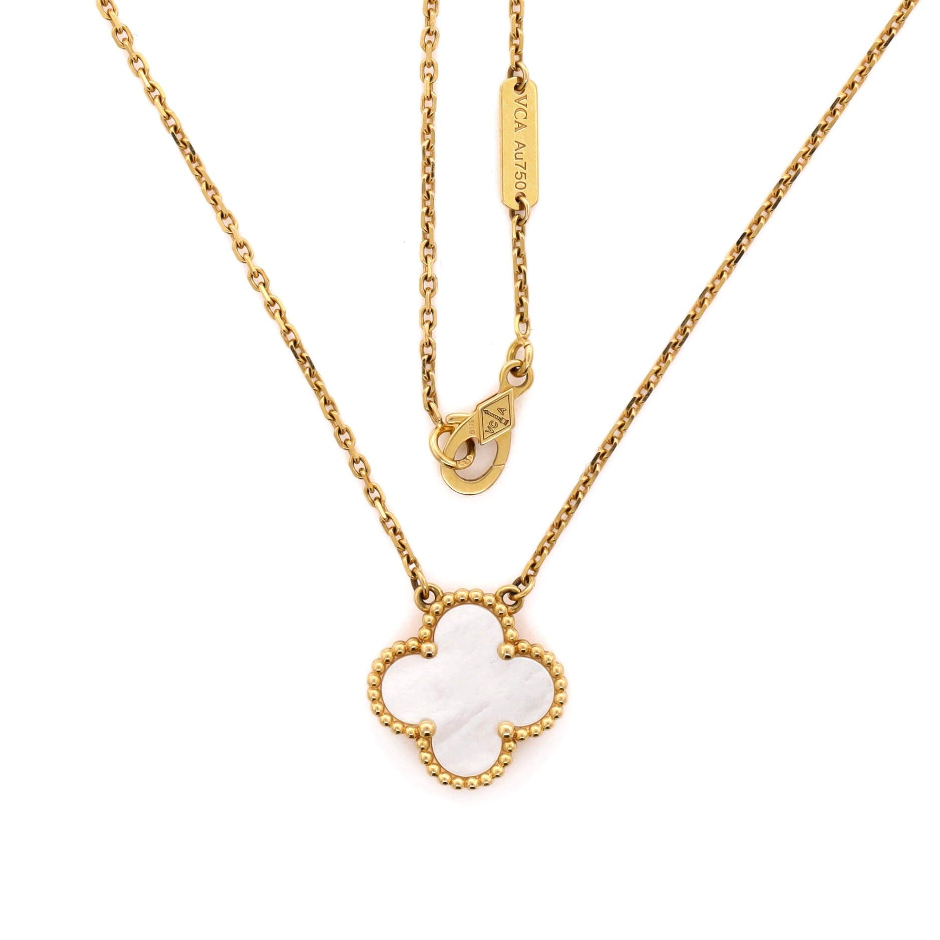 Van Cleef & Arpels Vintage Alhambra Pendant Necklace Size ONE SIZE - 2 Thumbnail