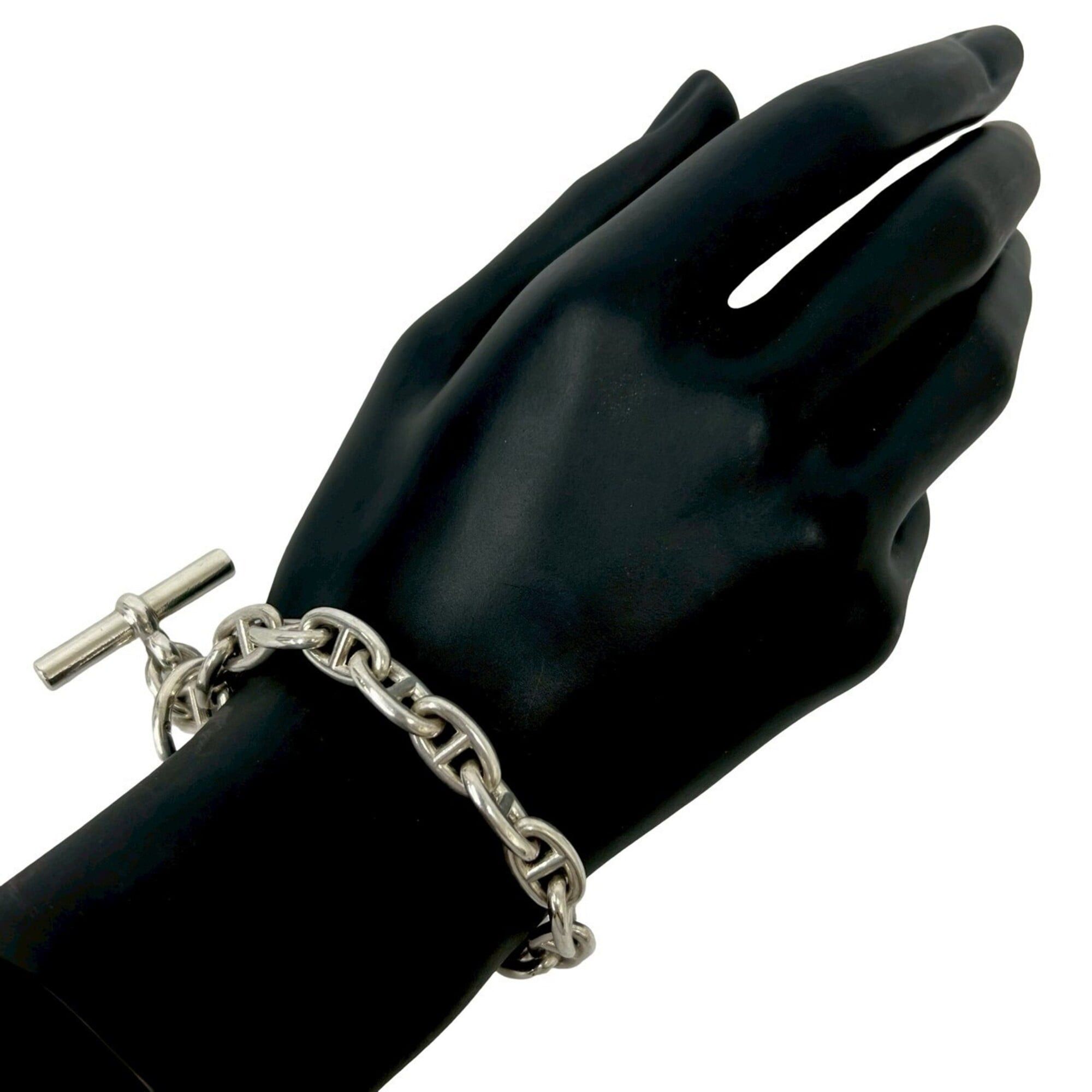 Hermes HERMES Chaine d'Ancre PM 18-link chain bracelet from the Margiela era, made of 925 sterling silver. (Item No. 69903) Size ONE SIZE - 2 Thumbnail